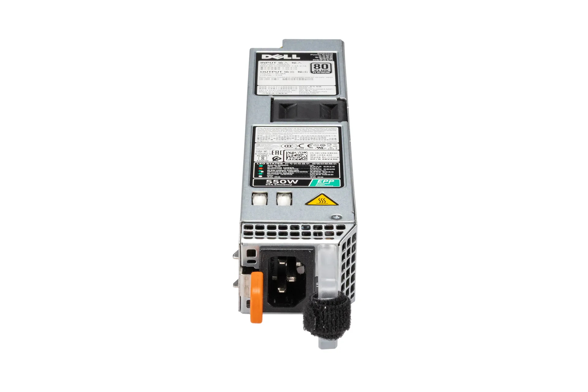 Dell PSU 550W L550E-S1 Netzteil für PowerEdge R430, R440 Dell PSU 550W L550E-S1 Netzteil für PowerEdge R430, R440