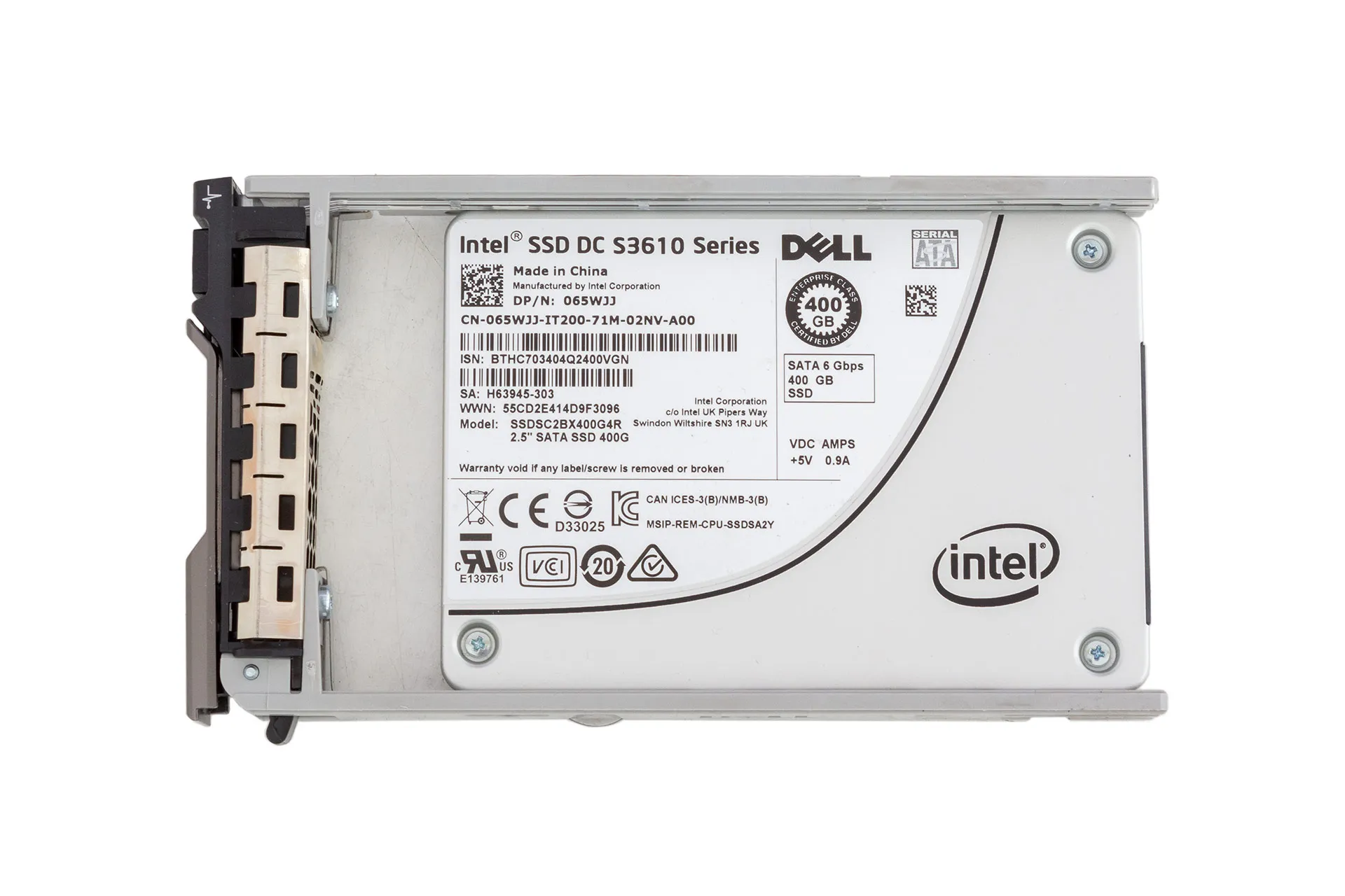 DELL SSD 400GB 6G SATA 2.5" DELL SSD 400GB 6G SATA 2.5"