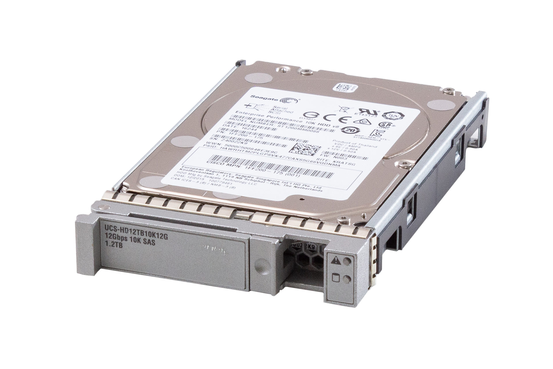 Cisco UCS HDD 1.2TB 12G SAS 10K 2.5" SFF Festplatte inkl. Carrier 800-35052-01 (M3/M4)