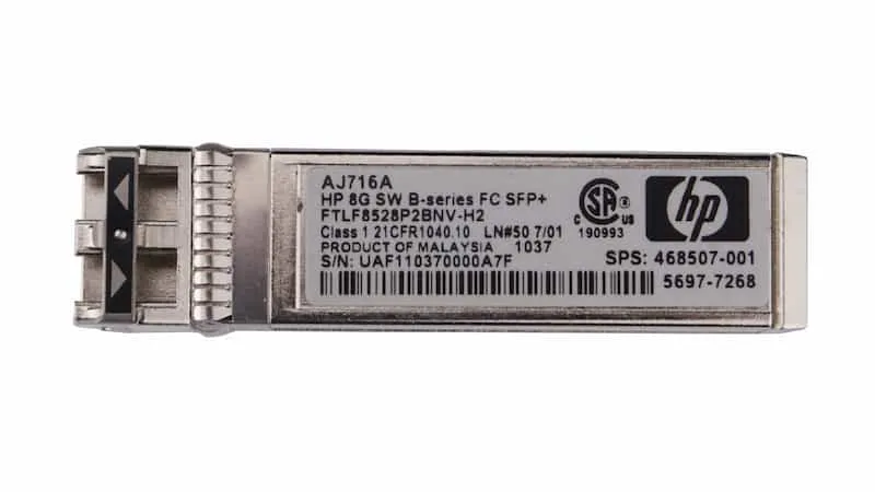 HP GBIC 8Gb HP GBIC 8Gb SW B-series FC SFP+