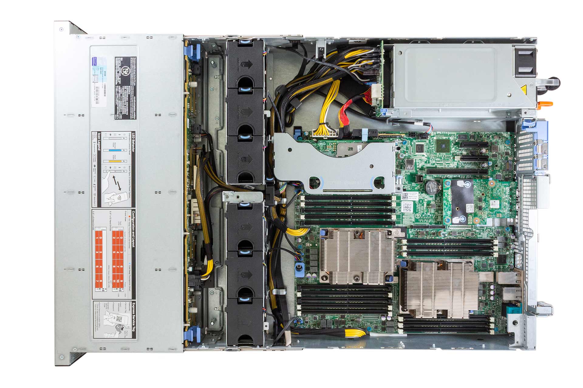 DELL-PowerEdge-R540-2x-Silver-4215-2.50GHz-8-Core-noRAM-12xLFF-H730P-IDSDM-16GB-top