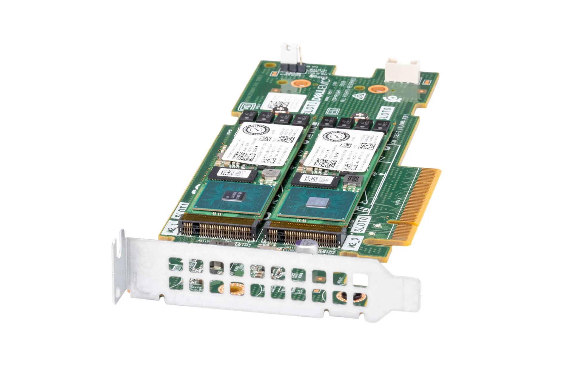 DELL EMC BOSS Boot Optimized Server Storage Adapter, PCIe-To-M.2-SATA, Low Profile, inkl. 2x 240GB 6G M.2 SSD 