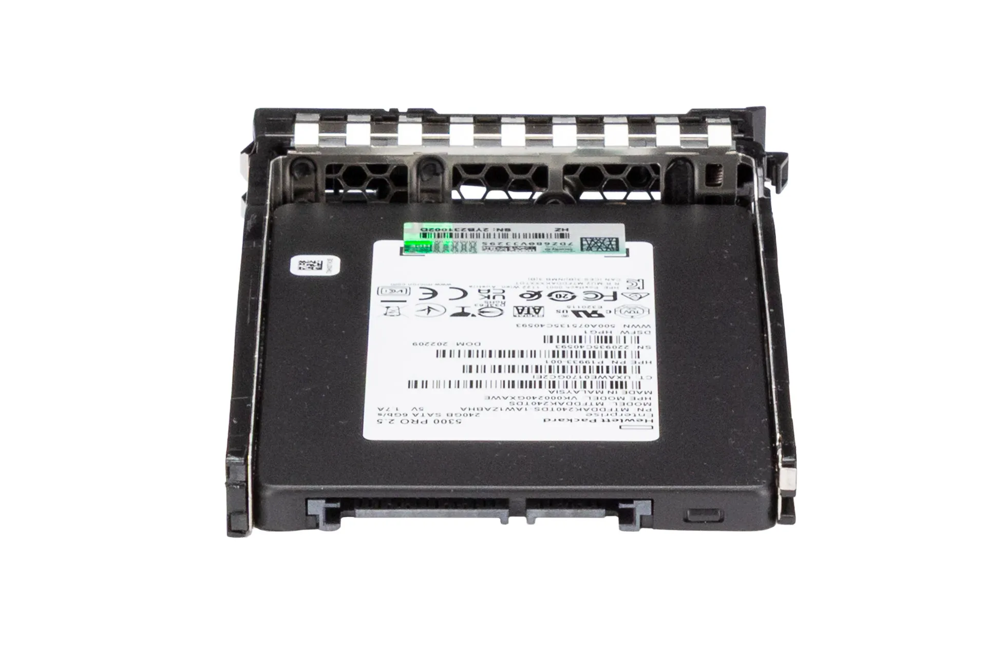 HPE 240GB 6G SATA SSD, 2.5 Zoll SFF Festplatte für Server