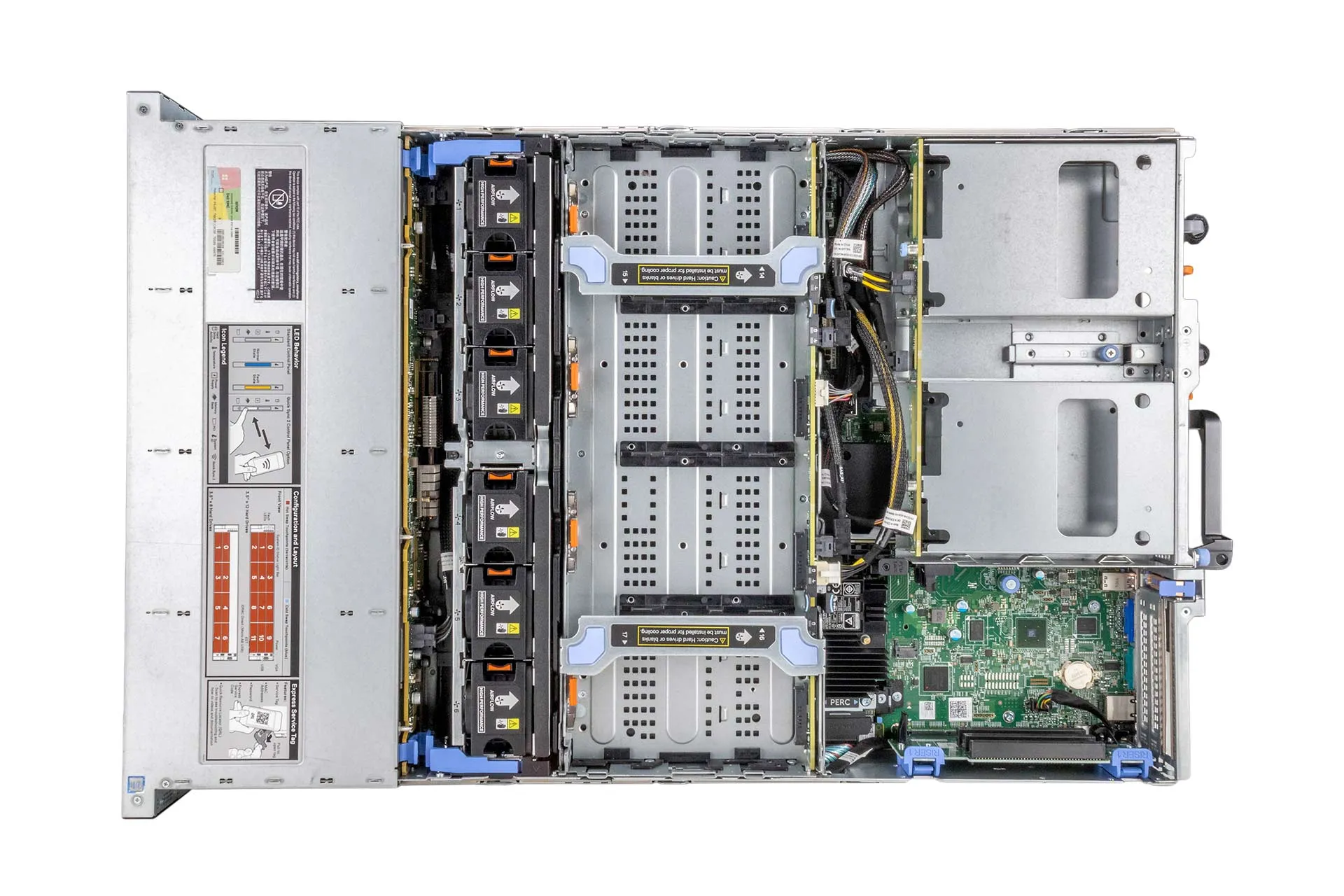 Dell PowerEdge R740xd Rack Server, 1x Silver 4214 2.20GHz, 12-Core, noRAM, 14x LFF, HBA330