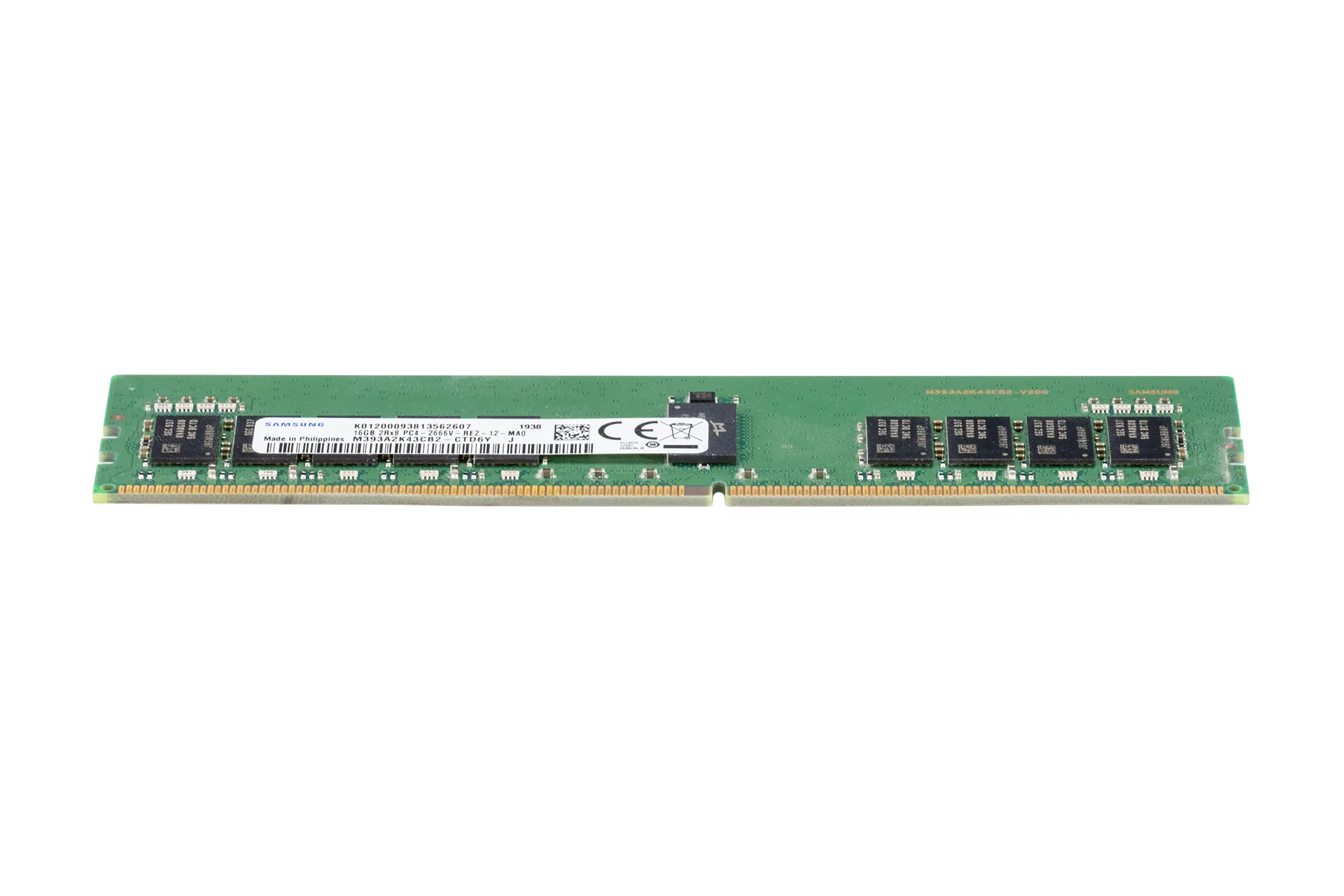 Samsung 16GB DDR4 RAM 2Rx8 PC4-2666V-R regECC