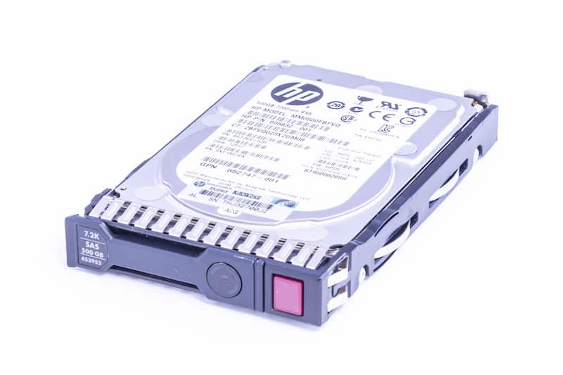 HPE HDD 500GB 6G SAS 7.2k SC 2.5" HPE HDD 500GB 6G SAS 7.2k SC 2.5"