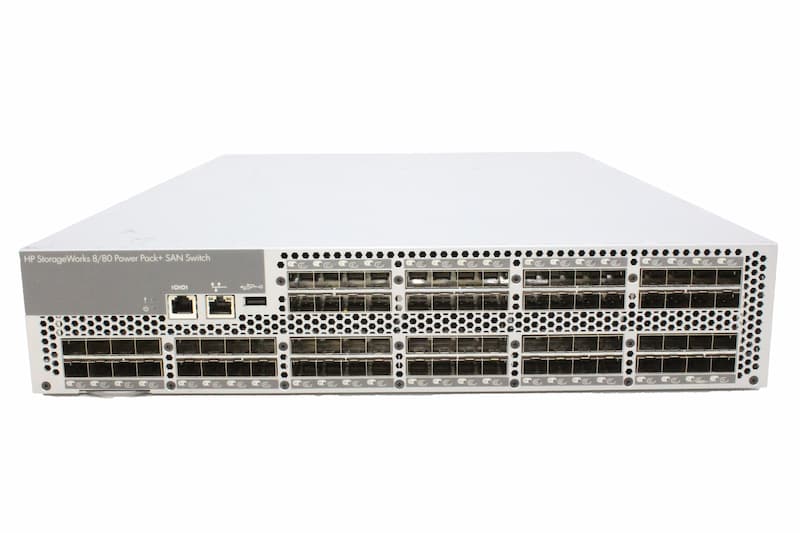 HP 8/80 Power Pack+, 48-ports enabled, SAN Switch HP 8/80 Power Pack+, 48-ports enabled, SAN Switch, managed, +16 ports enabled