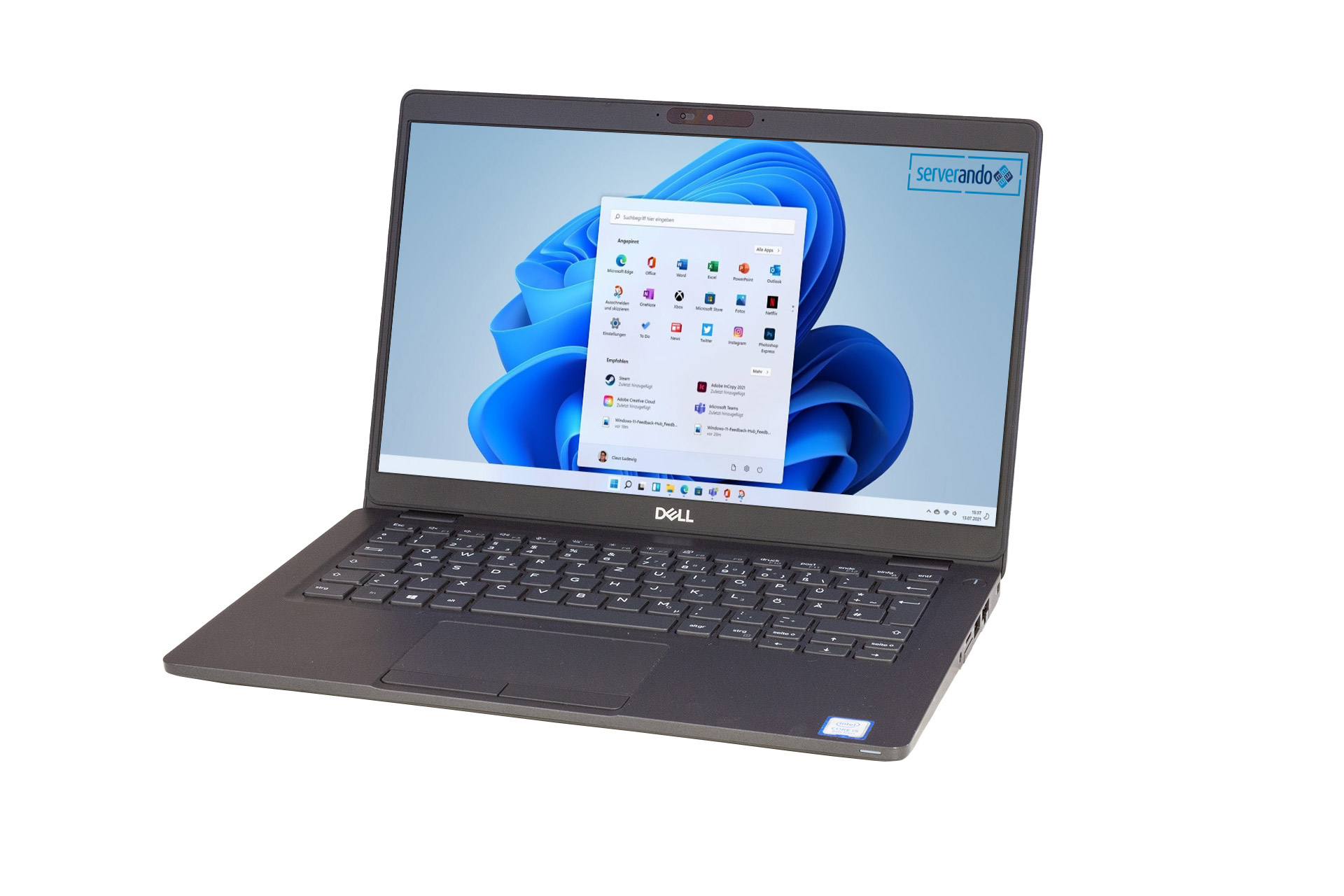 Dell Notebook Latitude 5300, i5-8365U 1.60GHz, 8GB PC4, 256GB M.2 NVMe, 13'', Wifi, Webcam, Win11Pro