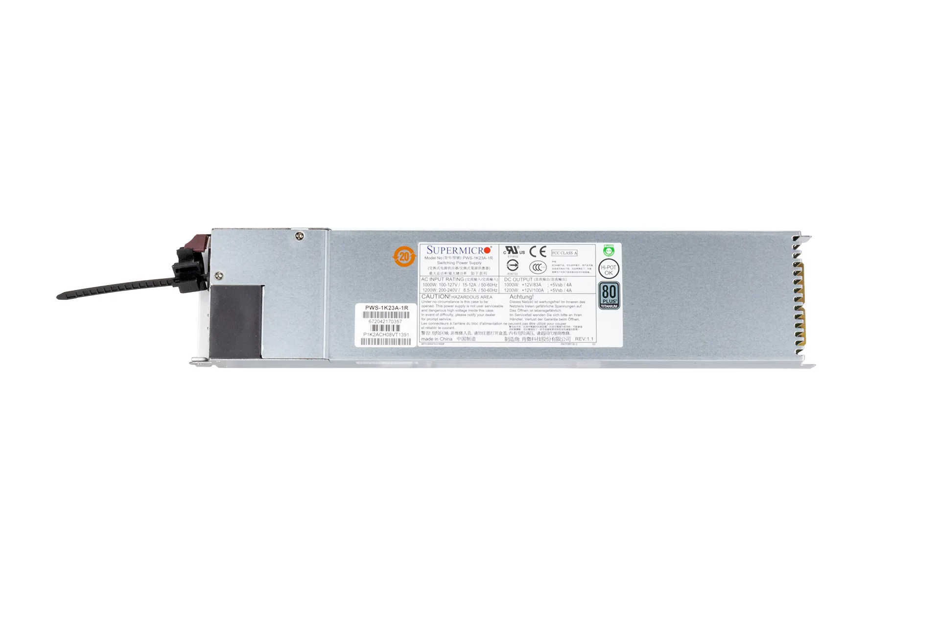 Supermicro PSU 1200W 80+ Titanium Netzteil