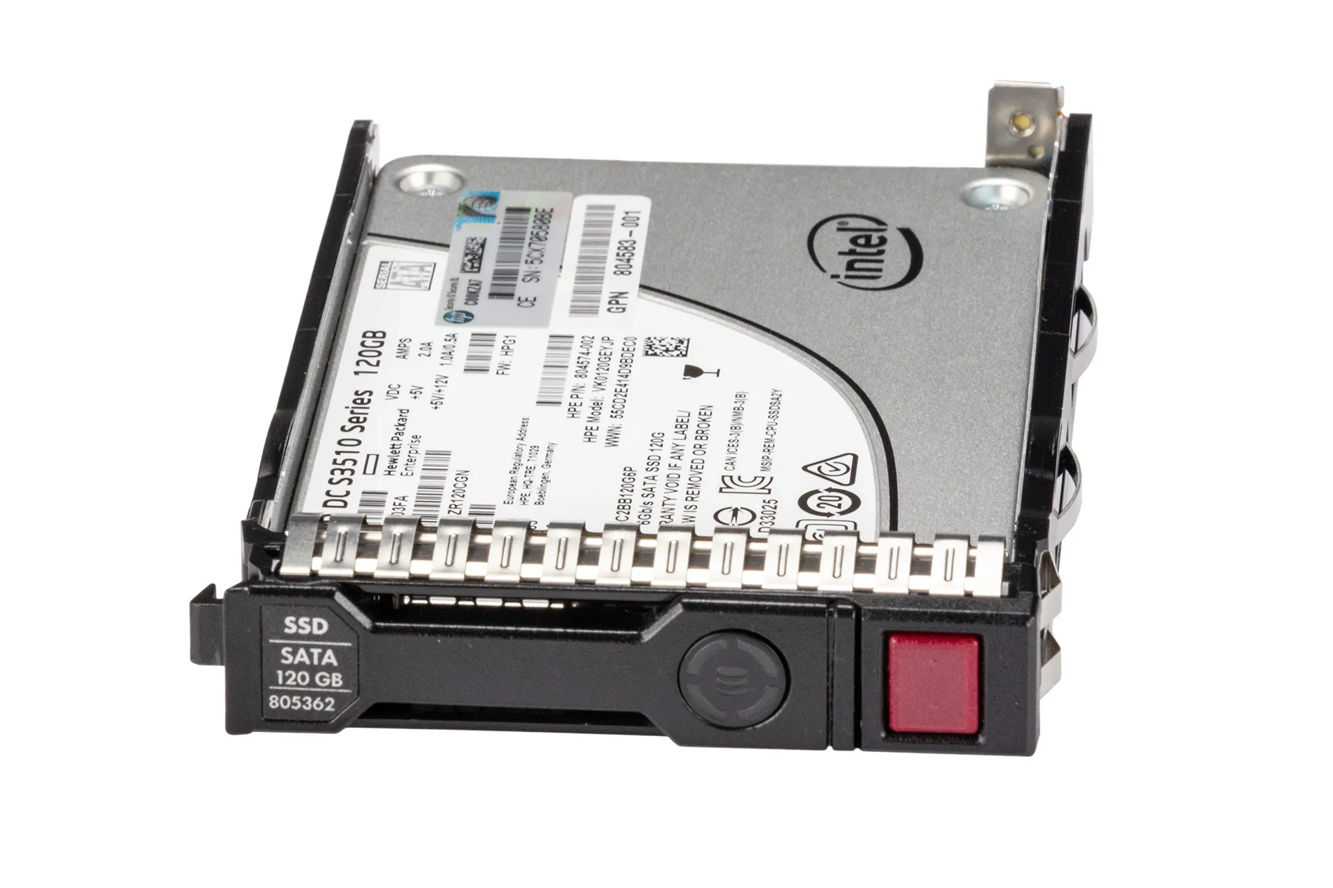 HPE 120GB 6G SATA SSD, 2.5 Zoll SFF Festplatte für Server, SC RI HPE 120GB 6G SATA SSD, 2.5 Zoll SFF Festplatte für Server, SC RI