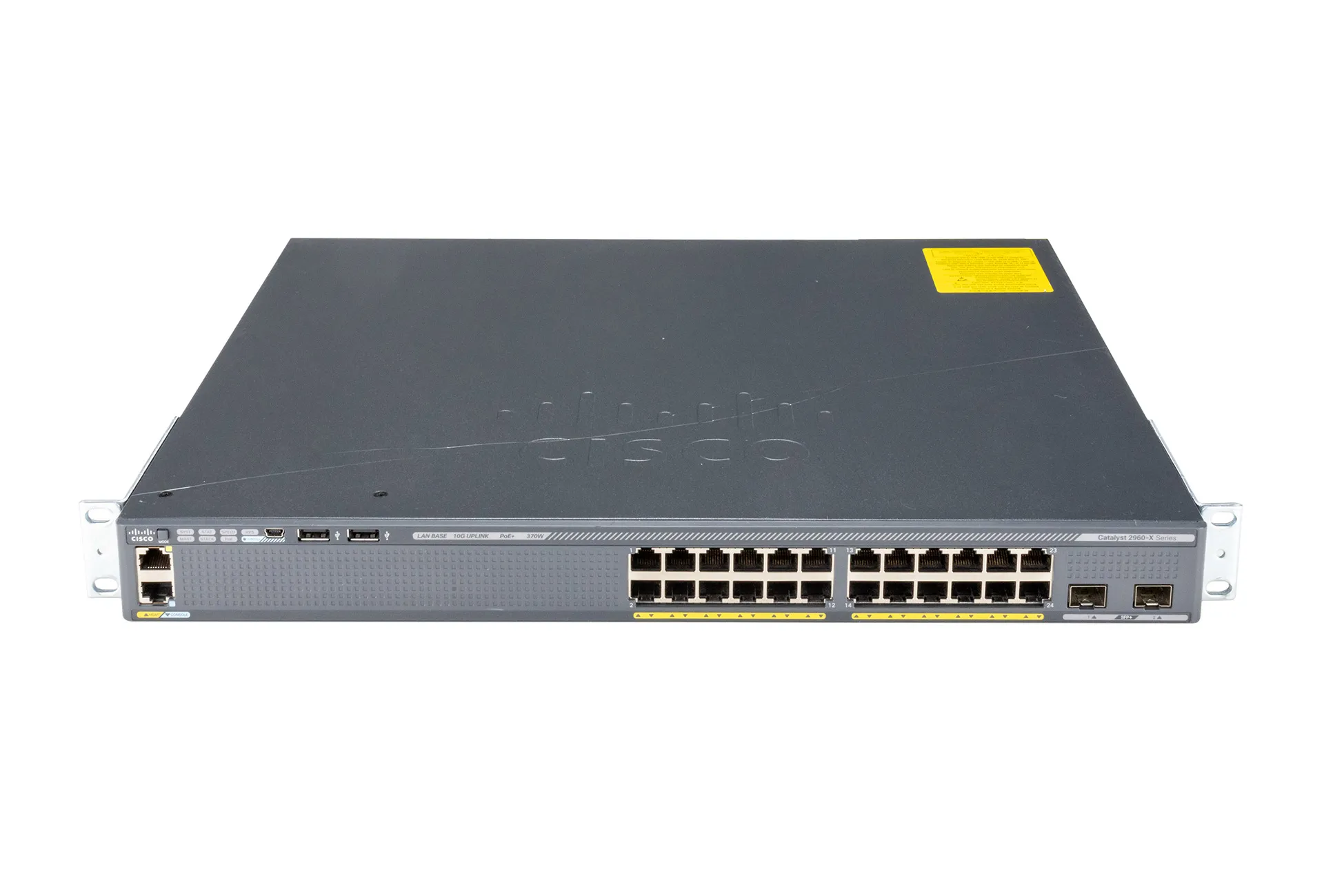 Cisco Catalyst 2960X-24PD-L Switch, 24x 1GbE RJ45 PoE, 2x 10GbE SFP+ Cisco Catalyst 2960X-24PD-L Switch, 24x 1GbE RJ45 PoE, 2x 10GbE SFP+