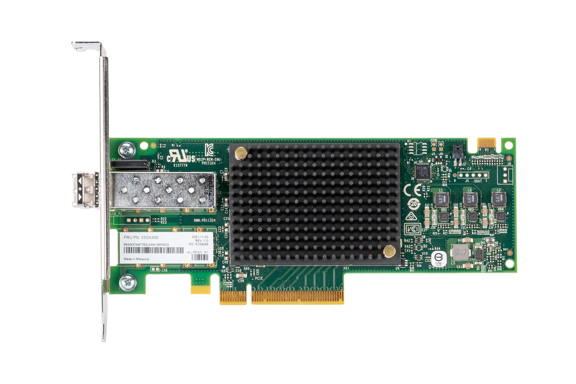 Lenovo Emulex Gen6 16Gb Host Bus Adapter Fibre Channel SFP+ Single Port PCI-E HBA