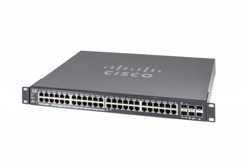 Cisco Switch SG500X-48MP-K9, Managed, 48x GbE RJ45, 2x GbE SFP+, 2x GbE RJ45/SFP+ shared
