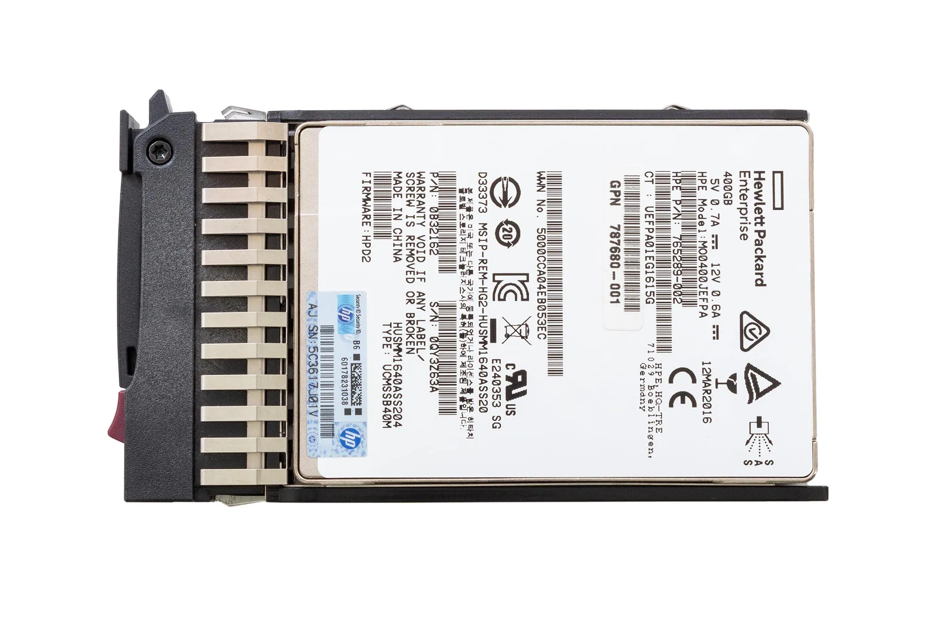 HPE SSD 400GB 12G SAS 2.5" SFF EM für MSA top