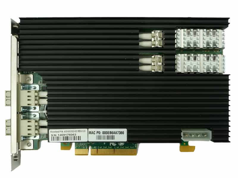 Riverbed NIC 10GbE SFP PCI-E Dual Port, Netzwerkkarte Riverbed NIC 10GbE SFP PCI-E Dual Port, Netzwerkkarte