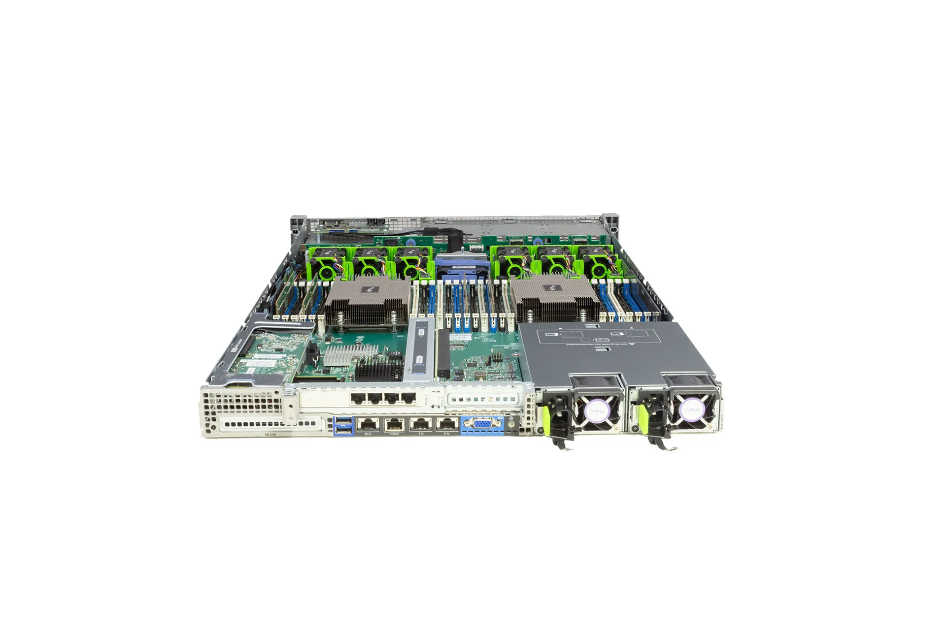 Cisco UCS C220 M4, 2x E5-2630v3 2.40GHz, 8-Core, 64GB PC4, 8x SFF, Megaraid 3108 12G/Capa, 2x 770W