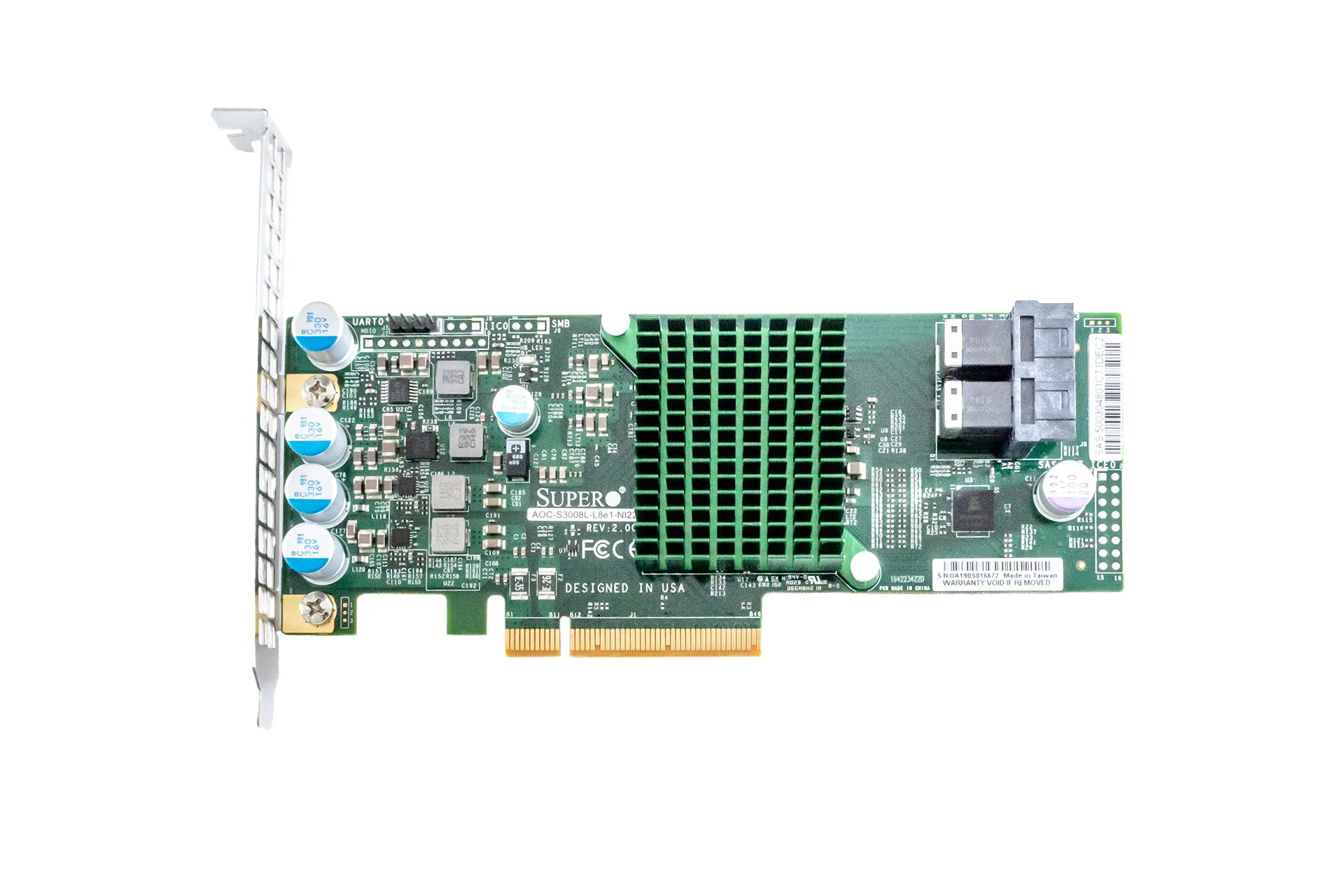 Supermicro 12Gb Host Bus Adapter SAS SATA Dual Port x8 PCIe HBA