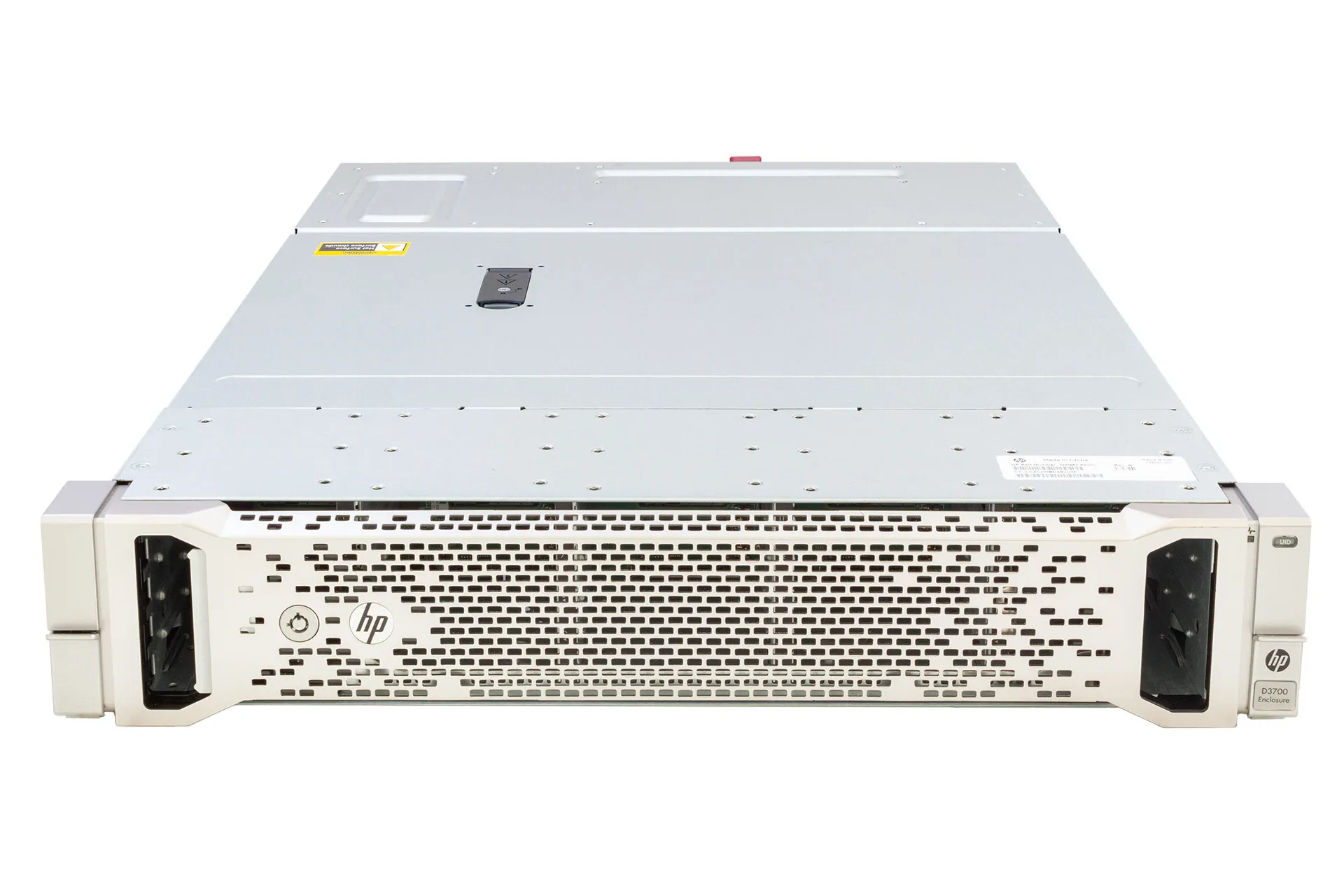 HPE D3700 Disk Enclosure, 25xSFF, 2x IO-Module 12G SAS DP, 2x 460W, front HPE D3700 Disk Enclosure, 25xSFF, 2x IO-Module 12G SAS DP, 2x 460W, front