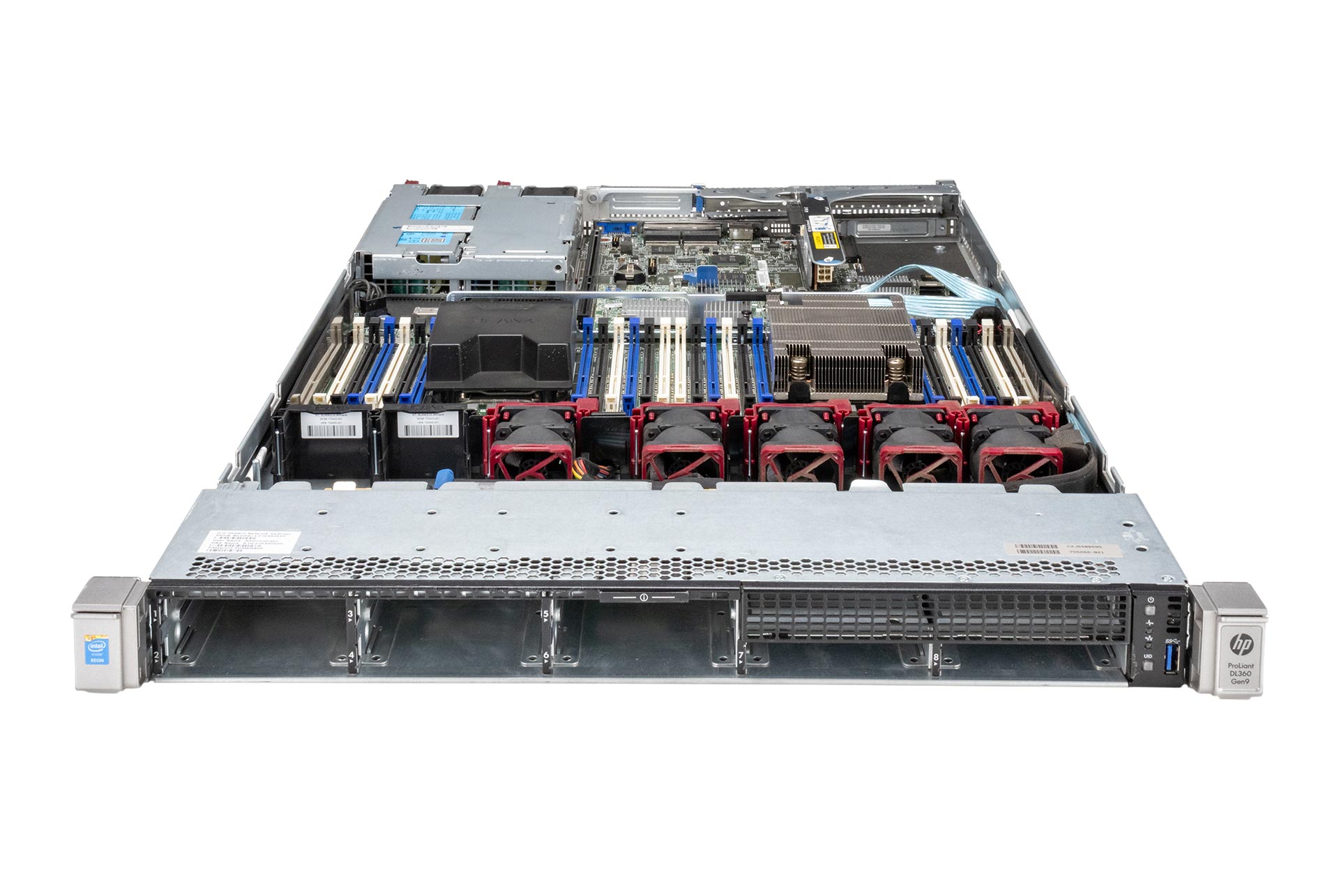 HPE ProLiant DL360 Gen9 Rack Server, 1x E5-2630v3 2.4GHz, 8-Core, noRAM, 8xSFF, P440ar/2GB