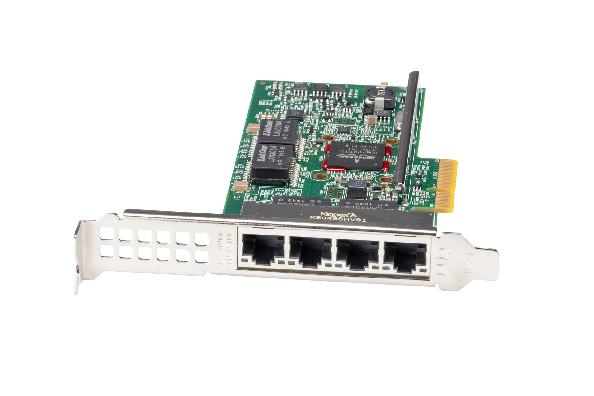 Dell Broadcom BCM5719 1GbE Netzwerkkarte Ethernet RJ45 Quad Port PCIe NIC