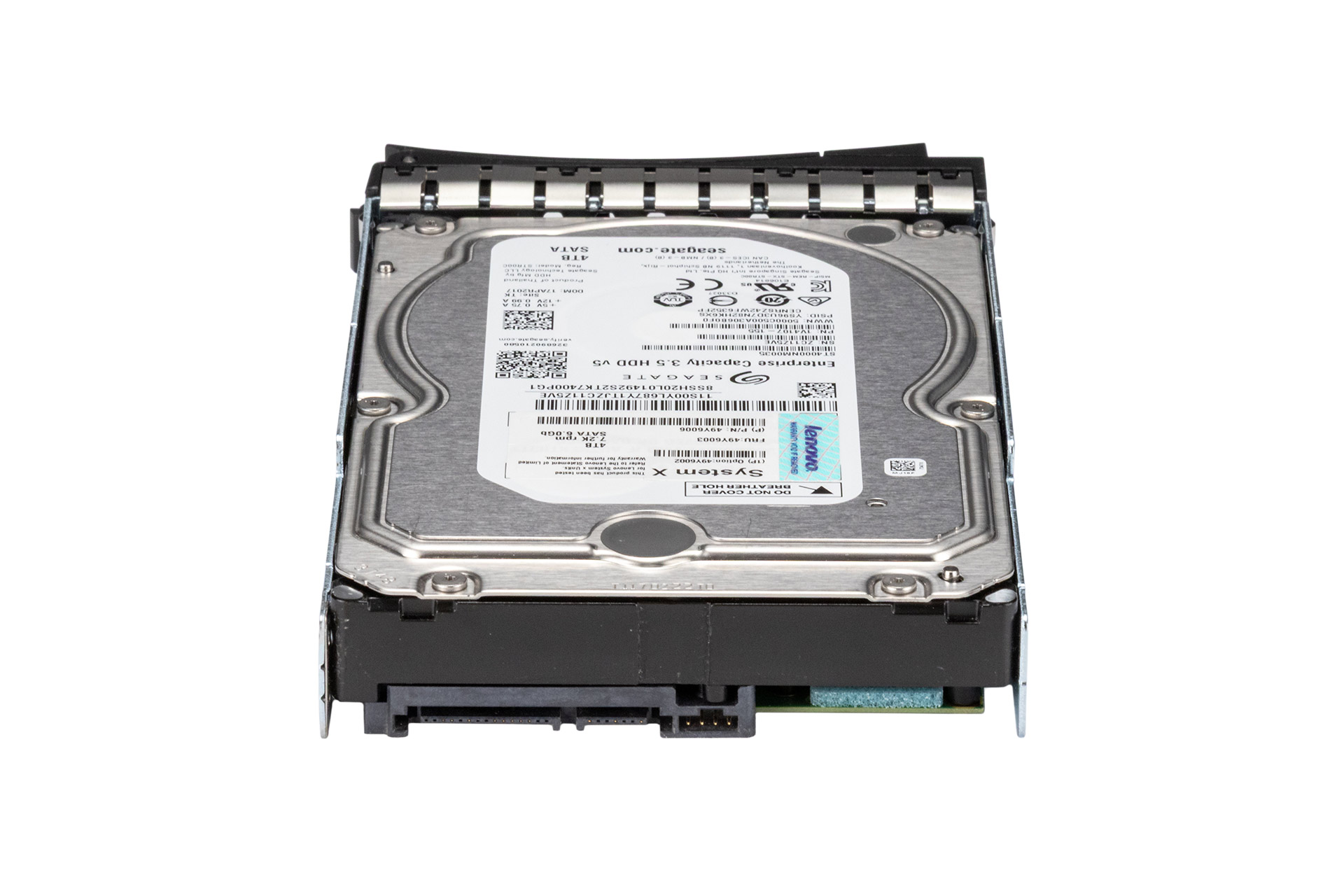 Lenovo 4TB 6G SATA HDD 7.2K, 3.5 Zoll LFF Festplatte für Server