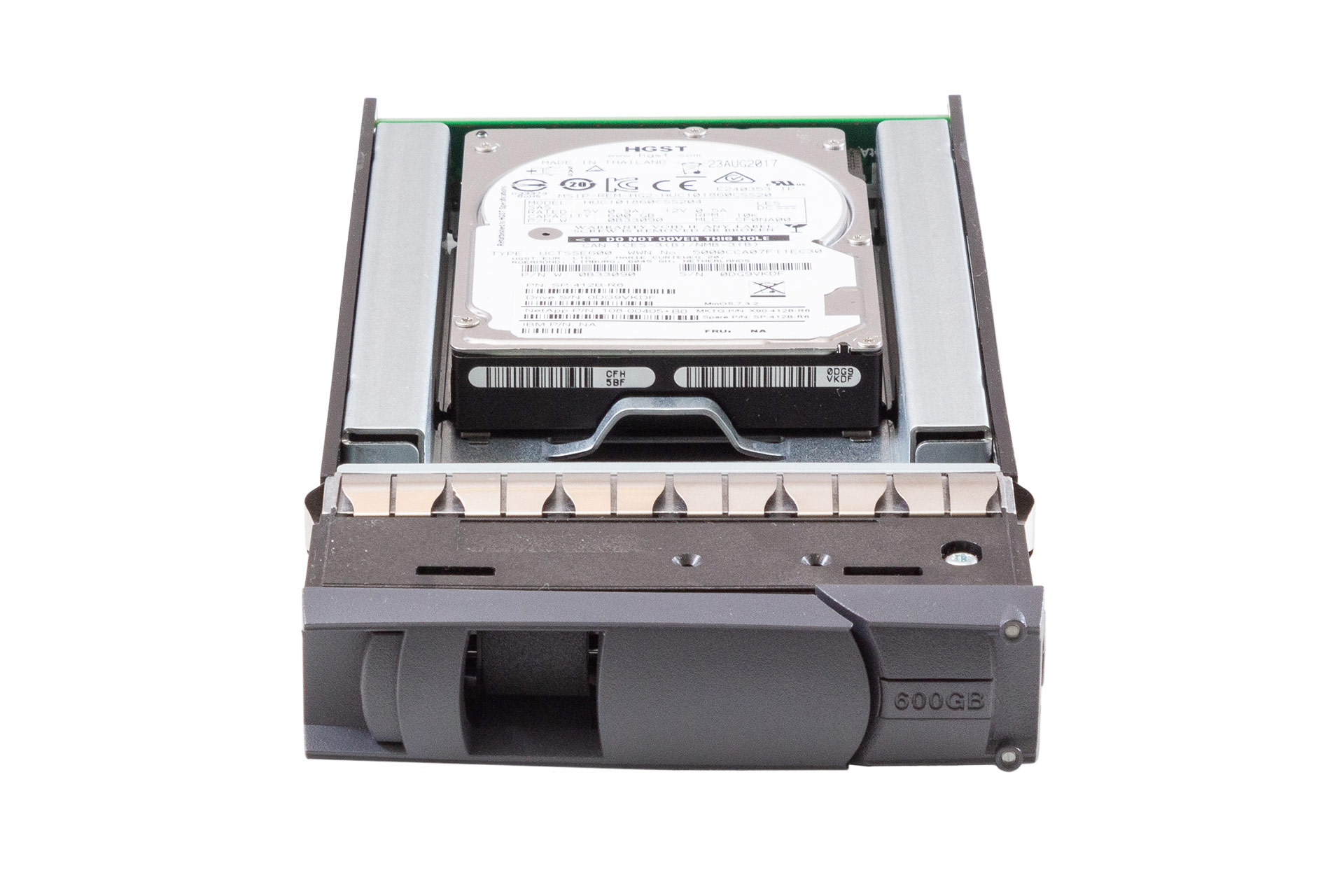 NETAPP HDD 600GB 6G SAS 15k 2.5" SFF 520b Festplatte inkl. 3.5" LFF Converter Tray