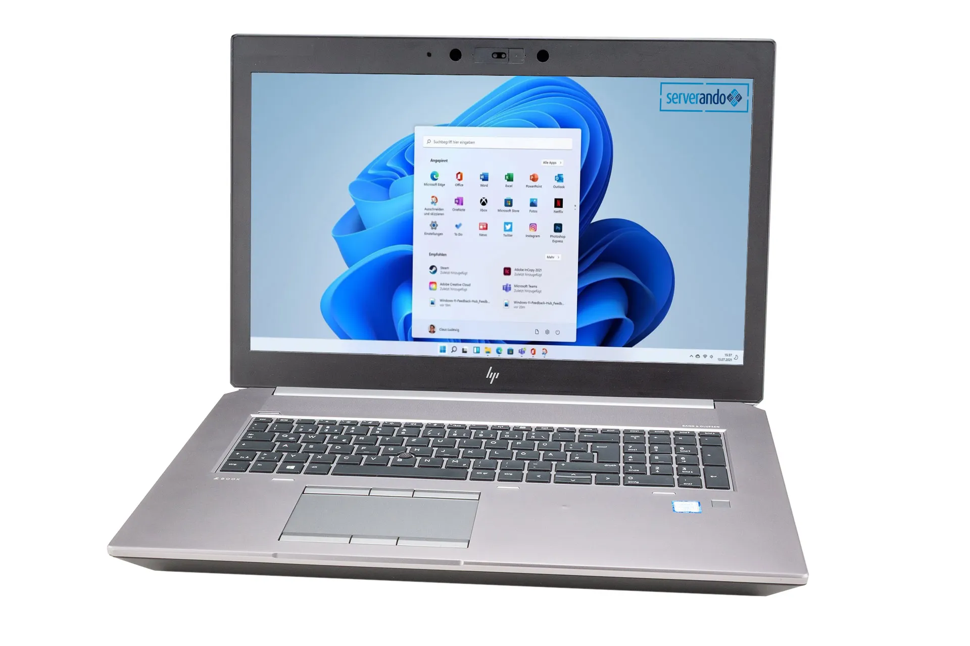 HP ZBook 17 G5 Mobile WS, i7-8850H 2.60GHz, 6-Core, 32GB DDR4, 1TB NVMe SSD, 17.3 Zoll, Win11Pro