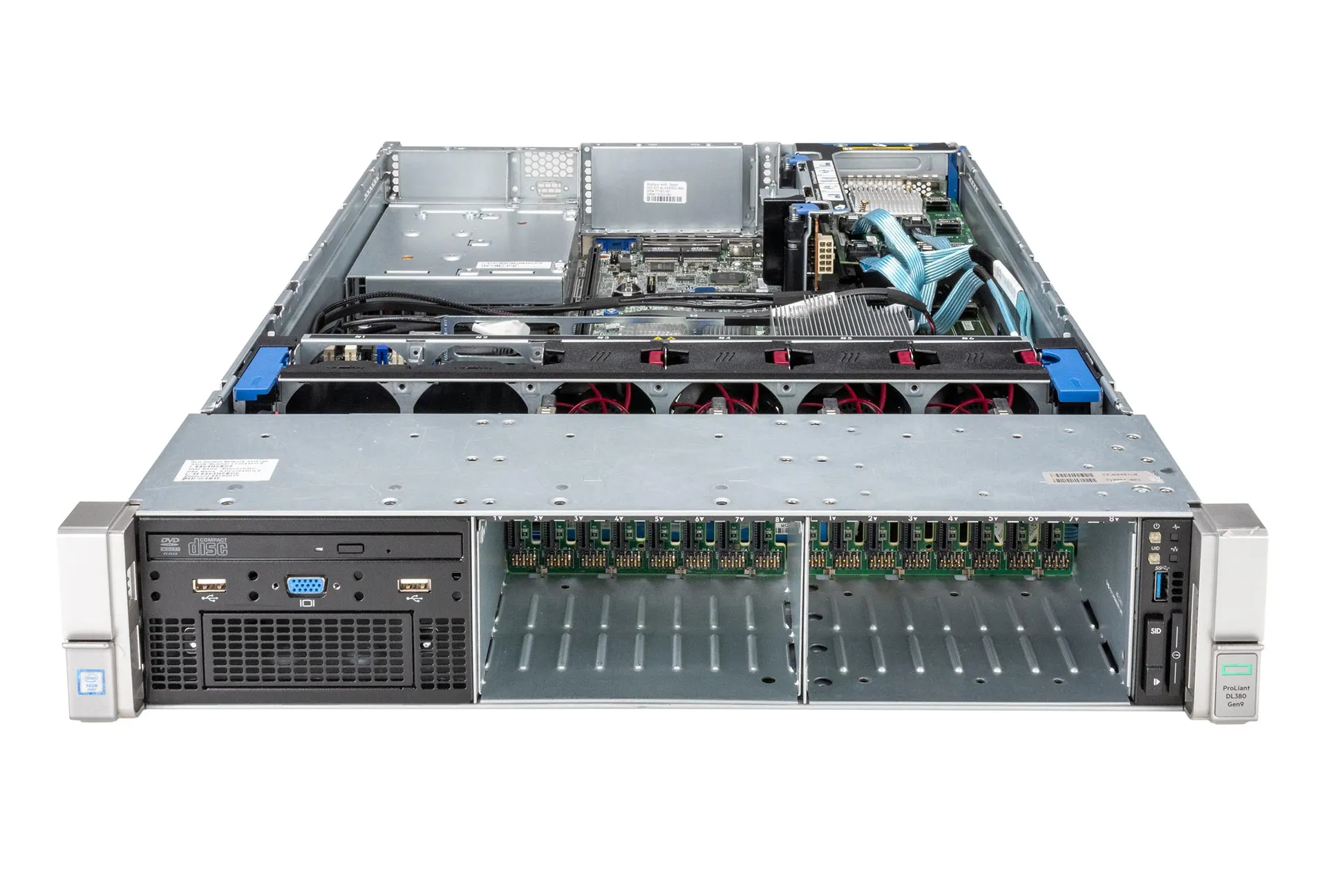 HPE ProLiant DL380 Gen9 Rack Server, 1x E5-2640v4 2.40GHz, 10-Core, 16xSFF, P440ar/2GB