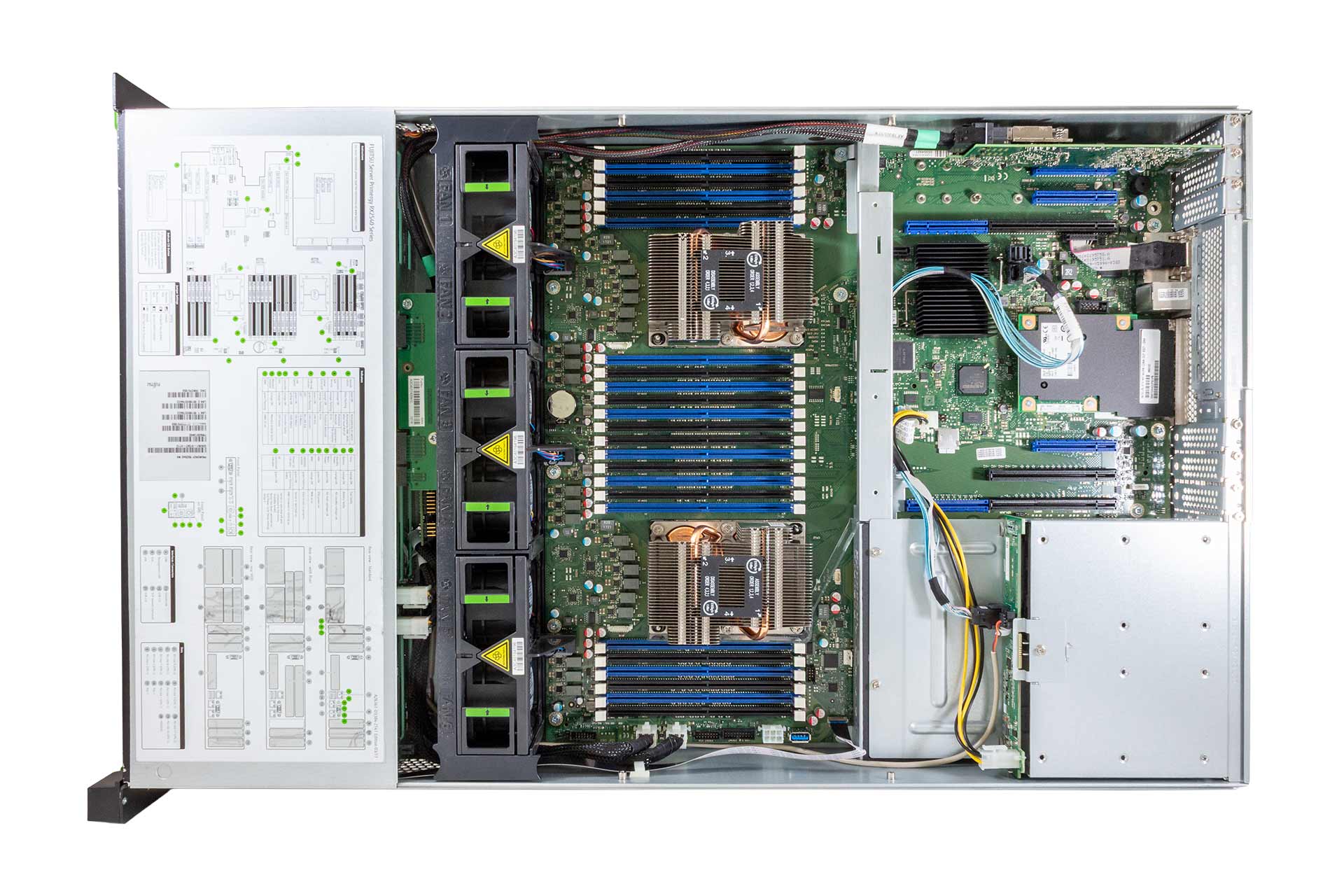 Fujitsu Primergy RX2540 M4 Rack-Server, 2x Gold 6132 2.60GHz, 14-Core, noRAM, 12LFF, EP400i, 4xSFF(SATA)