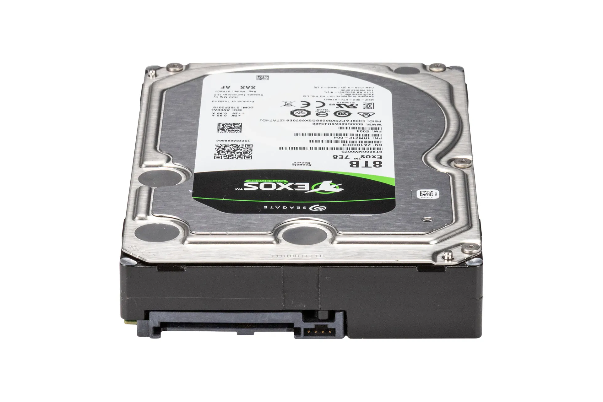 Seagate Exos 7E8 8TB 12G SAS HDD 7.2k, 3.5 Zoll LFF Festplatte für Server, 256MB Cache