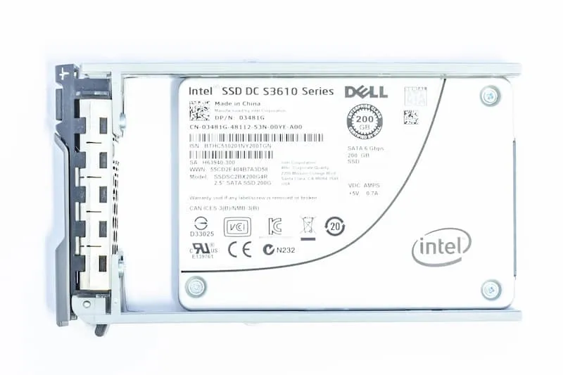 DELL SSD 200GB 6G SATA 2.5" INTEL S3610 Series