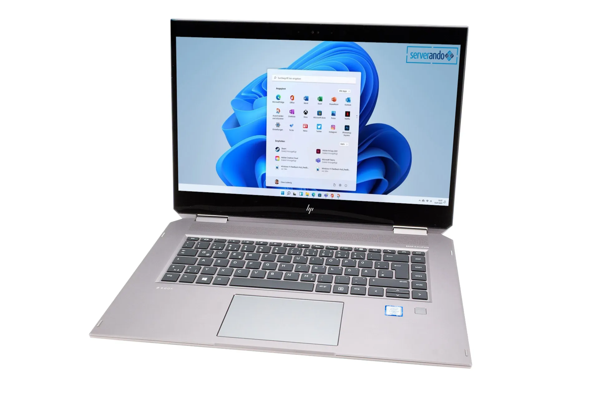 HP ZBook Studio x360 G5, i7-9850H 2.9GHz, 6-Core, 64GB DDR4, 2TB + 500GB NVMe SSD, 15.6 Zoll, Win11Pro, B-Ware HP ZBook Studio x360 G5, i7-9850H 2.9GHz, 6-Core, 64GB DDR4, 2TB + 500GB NVMe SSD, 15.6 Zoll, Win11Pro, B-Ware