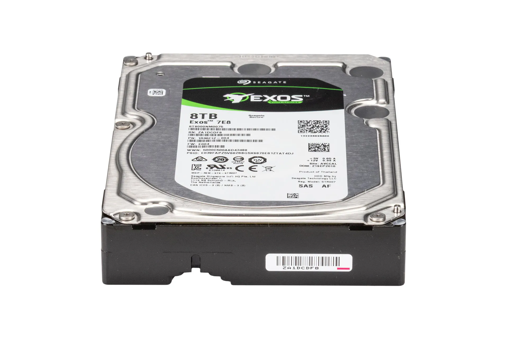 Seagate Exos 7E8 8TB 12G SAS HDD 7.2k, 3.5 Zoll LFF Festplatte für Server, 256MB Cache