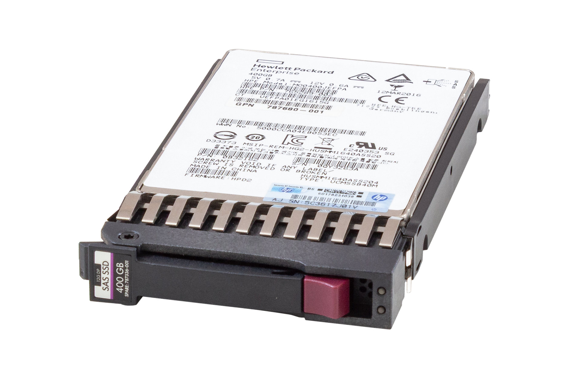 HPE SSD 400GB 12G SAS 2.5" SFF EM für MSA top