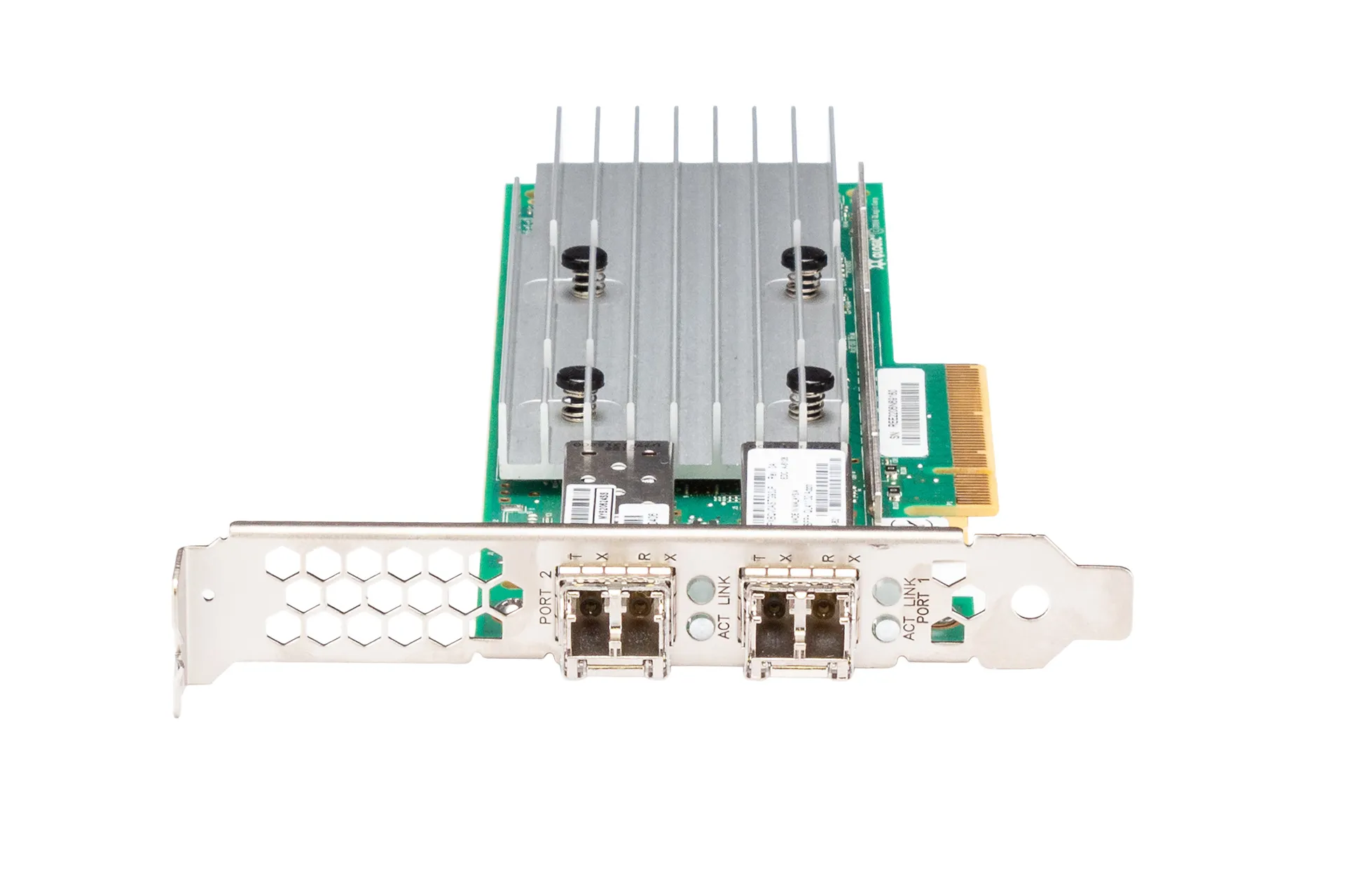 HPE QL41132 10GbE Netzwerkkarte SFP+ Dual Port PCIe NIC, inkl. 2x GBIC, P22199-001