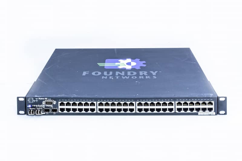 46456-202B, Foundry WS 648G Foundry Switch FastIron WS 648G, 48x 1GbE RJ45, 4x 1GBE SFP