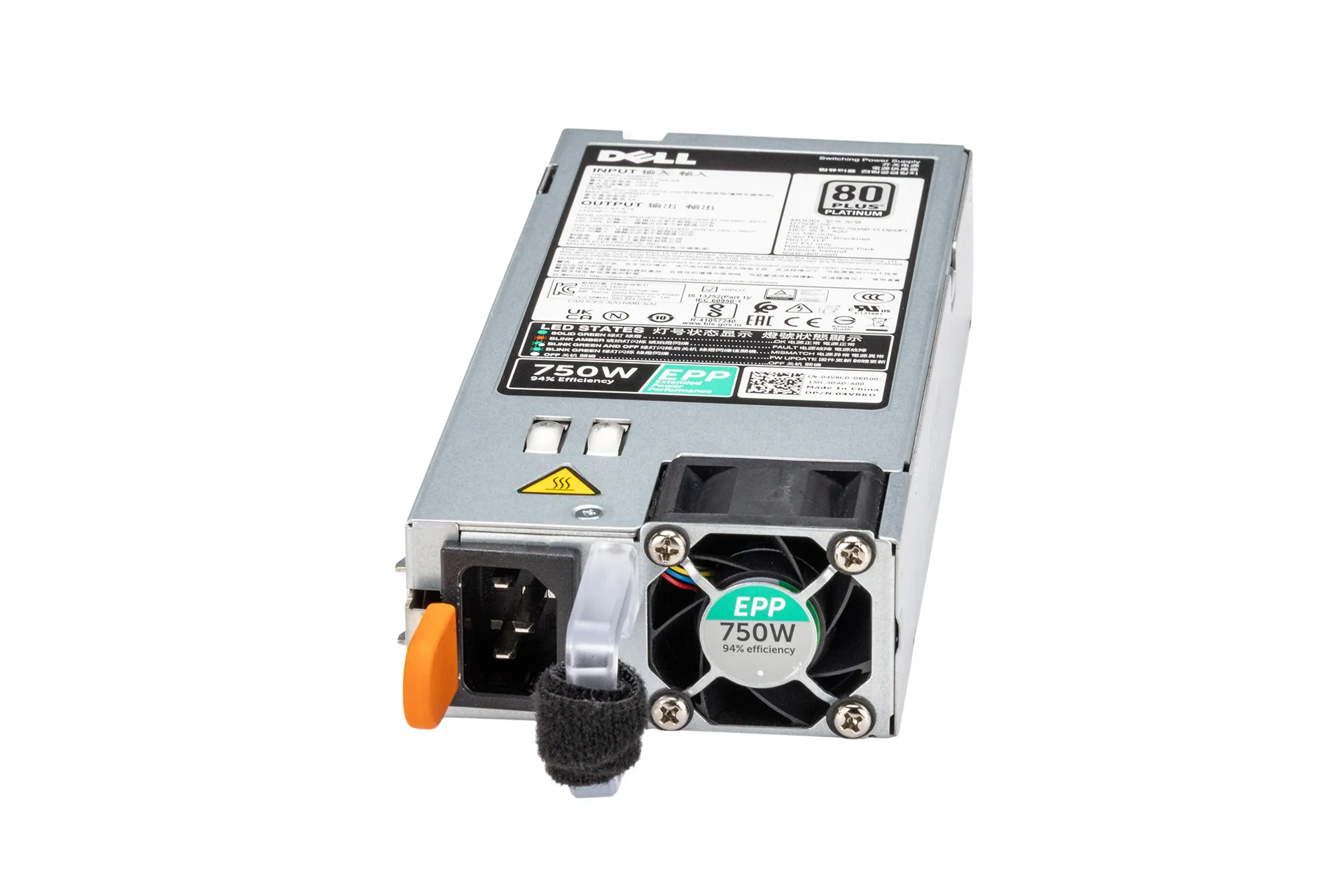 DELL PSU 750W 80+ Platinum Netzteil für R630, R730, R640, R740