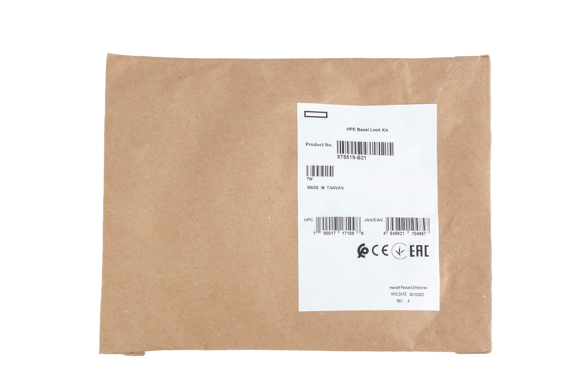 HPE Bezel Lock Kit, for Gen10 Server/Storage