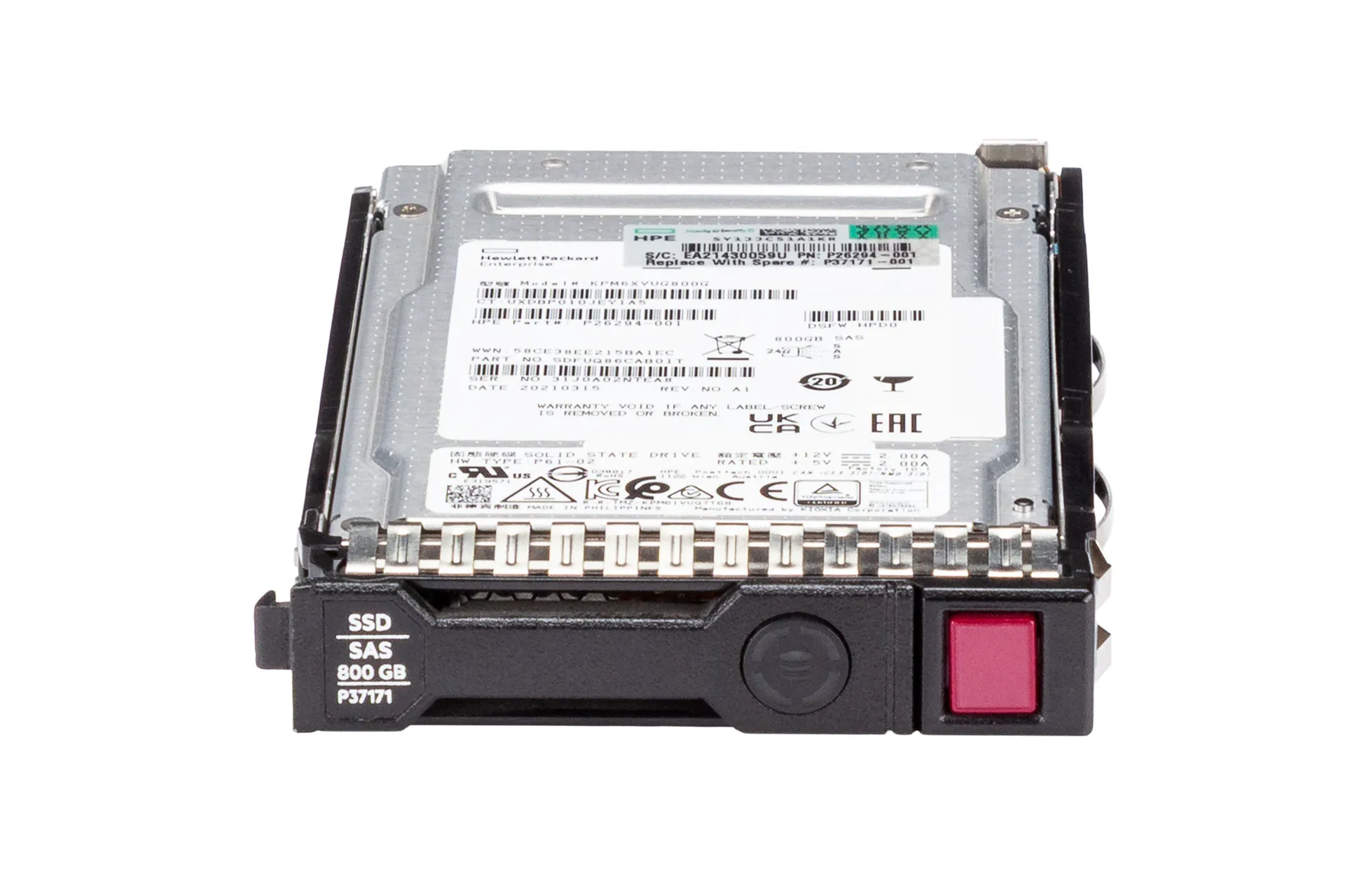 HPE 800GB 12G SAS SSD