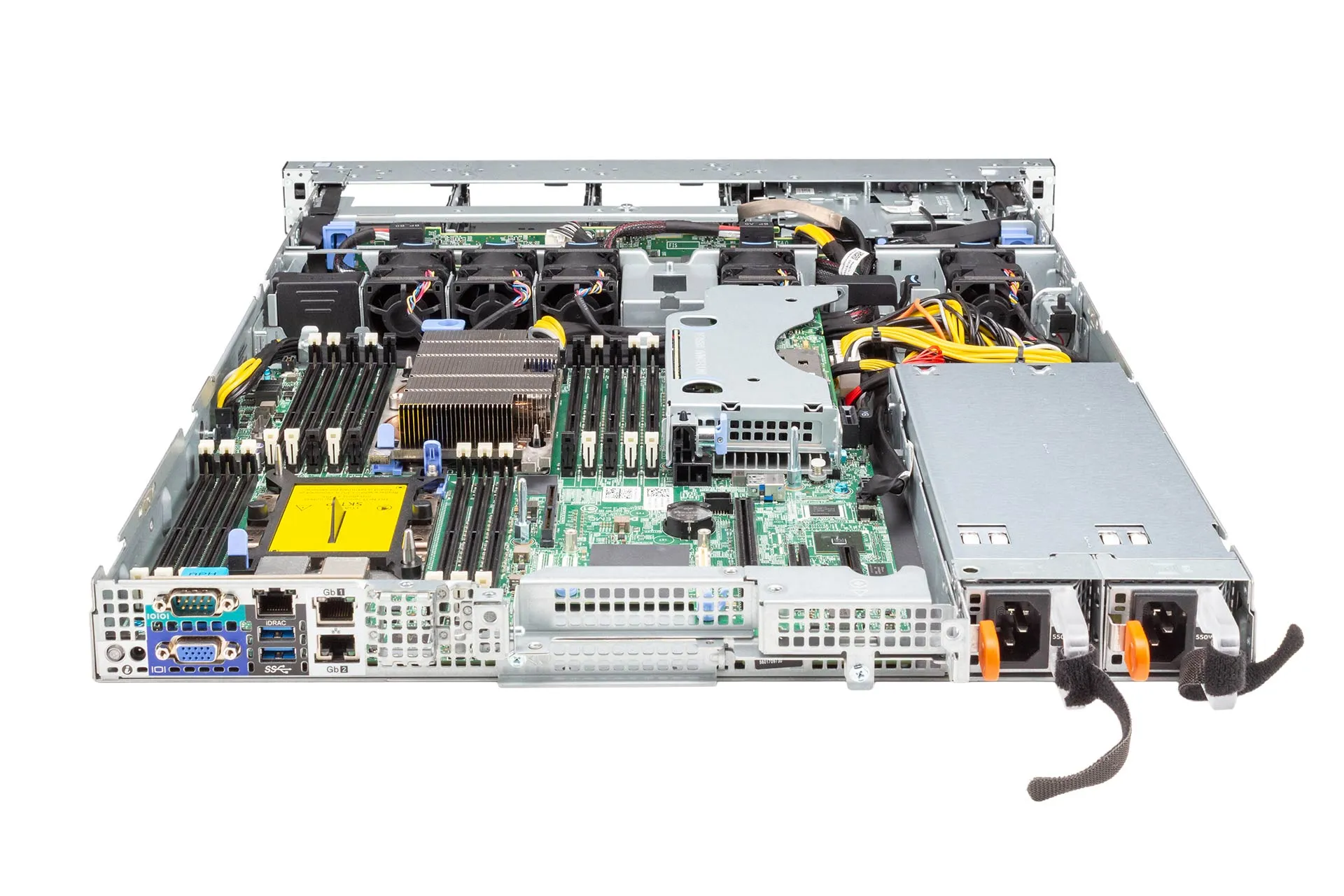 Dell R440 Rack Server, 1x Silver 4110 2.10GHz, 8-Core, noRAM, 8xSFF, H730P Dell R440 Rack Server, 1x Silver 4110 2.10GHz, 8-Core, noRAM, 8xSFF, H730P