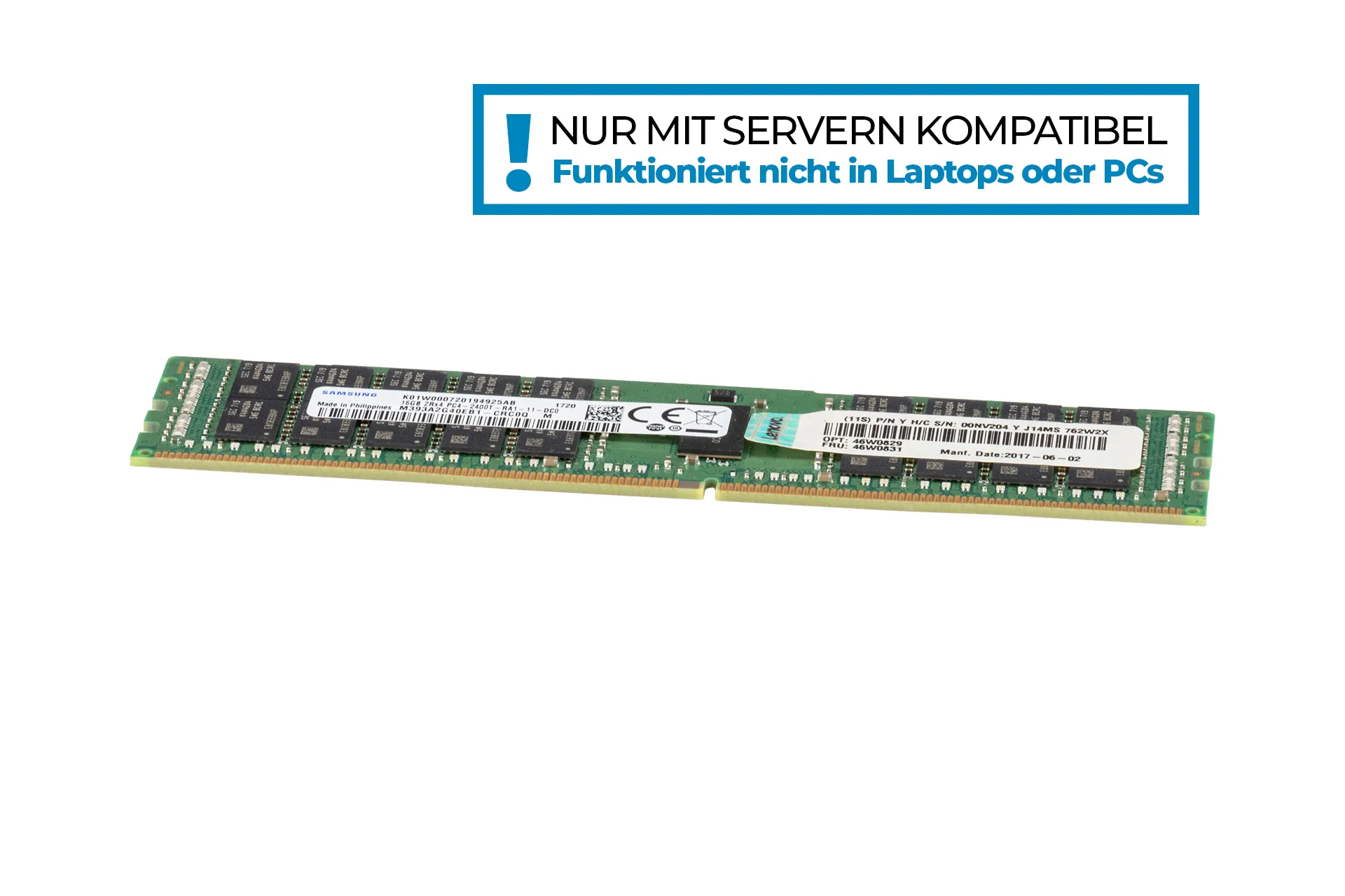 Lenovo 16GB DDR4 RAM 2Rx4 PC4-2400T (Samsung M393A2G40EB1) Lenovo 16GB DDR4 RAM 2Rx4 PC4-2400T (Samsung M393A2G40EB1)