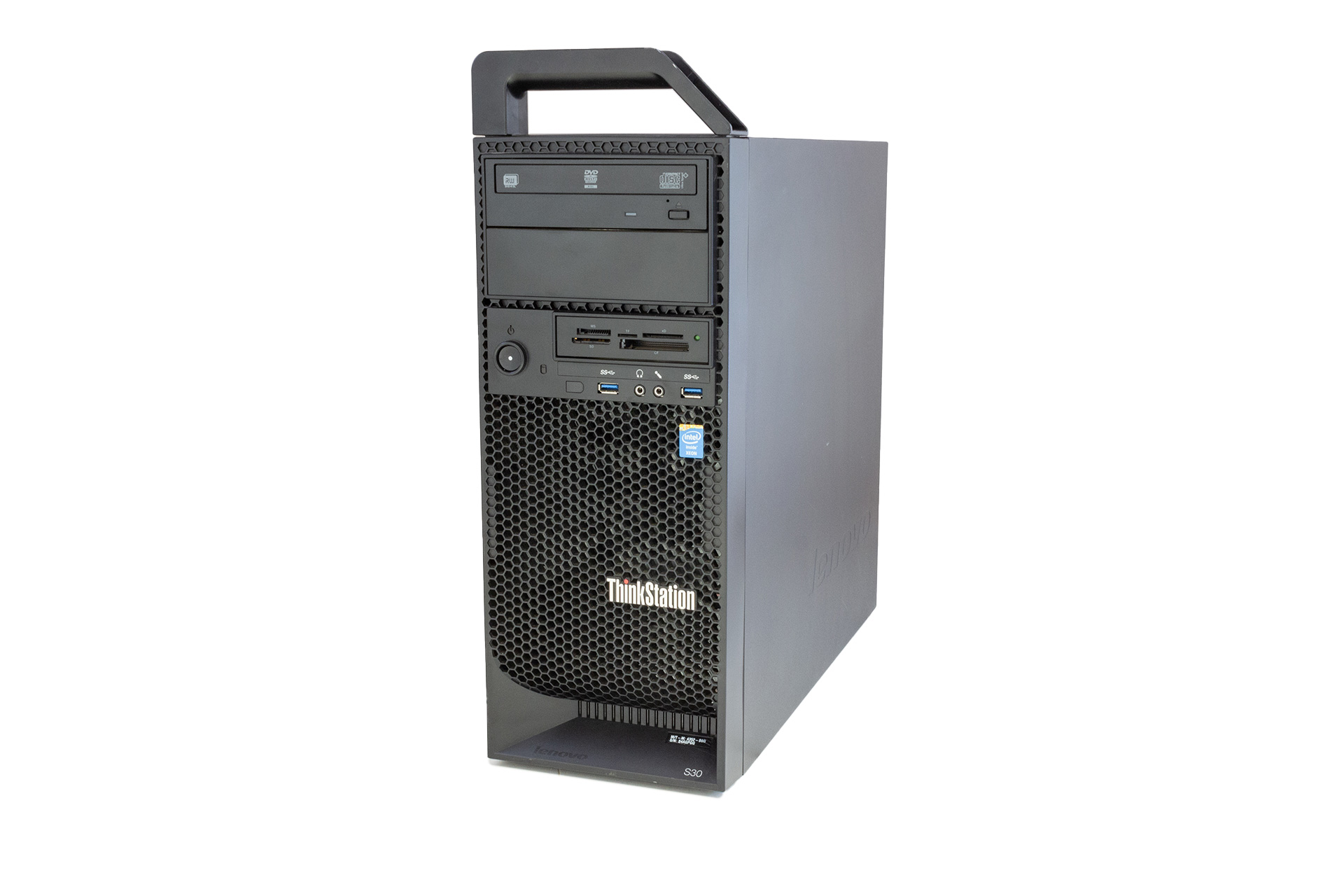 Lenovo Thinkstation S30, E5-1620v2 3.7GHz, 4-C, 8GB PC3, 256GB SSD, K2000, DVD/Cardr, Win10Pro_noLic