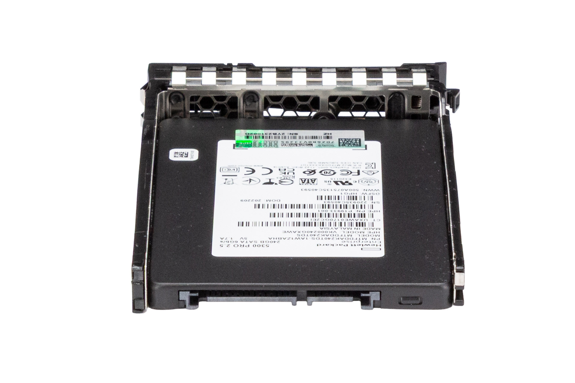 HPE 240GB 6G SATA SSD, 2.5 Zoll SFF Festplatte für Server