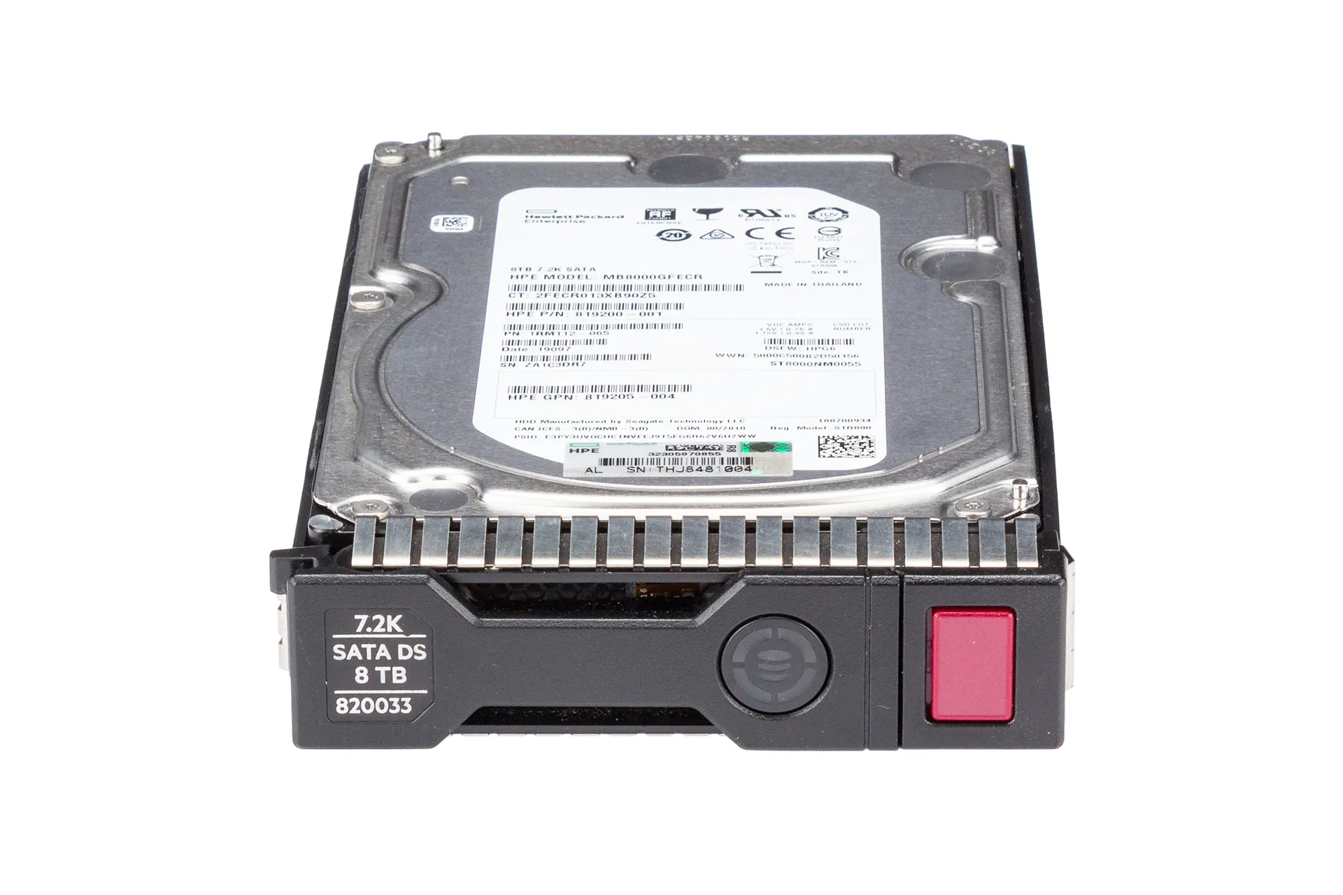 HPE 8TB 6G SATA HDD 7.2k, 3.5" LFF Festplatte für Server