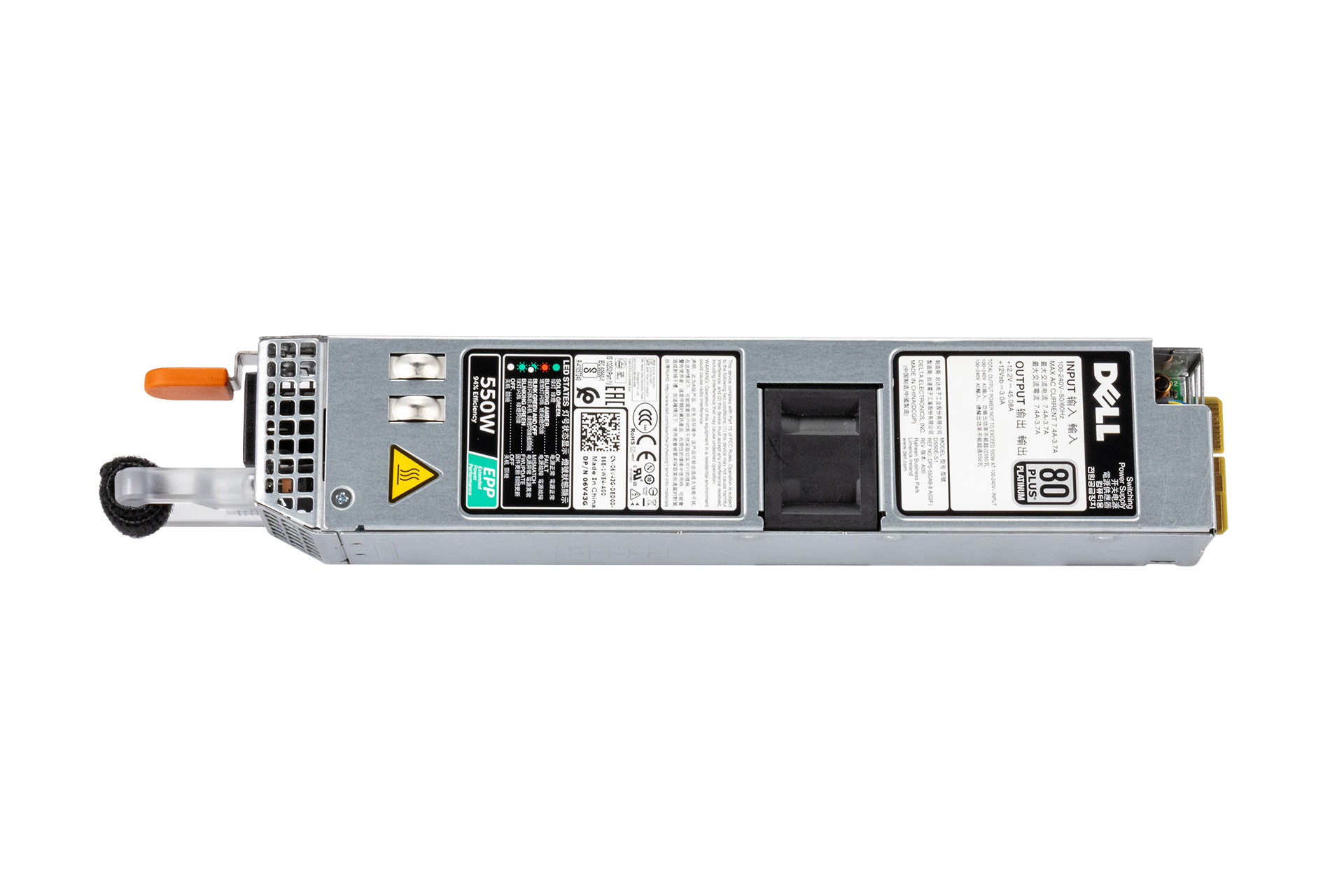 Dell PSU 550W L550E-S1 Netzteil für PowerEdge R430, R440