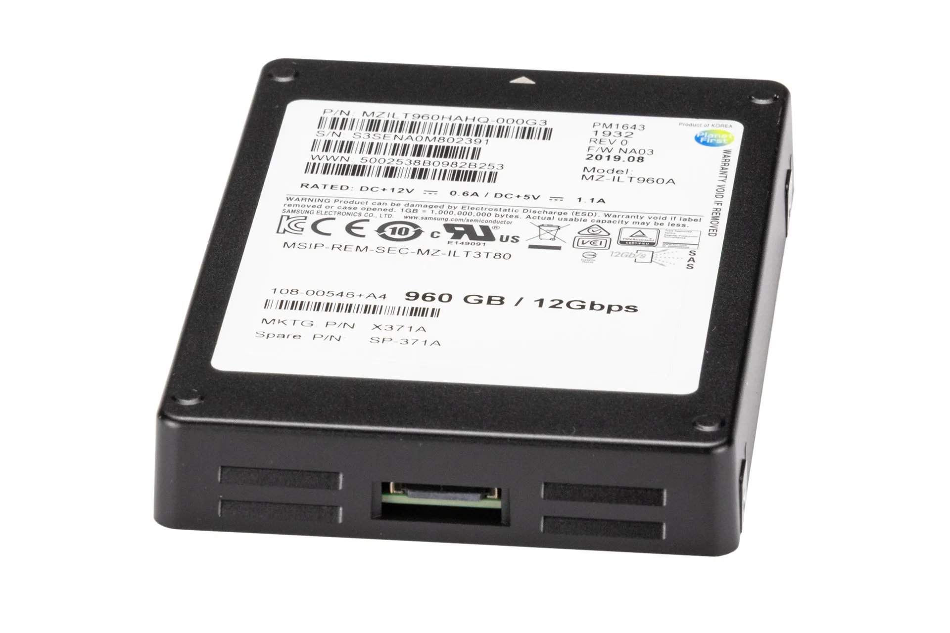 NetApp 960GB 12G SAS SSD, 2.5 Zoll SFF Festplatte für Server, für Netapp All-Flash/FAS2x/DS2x