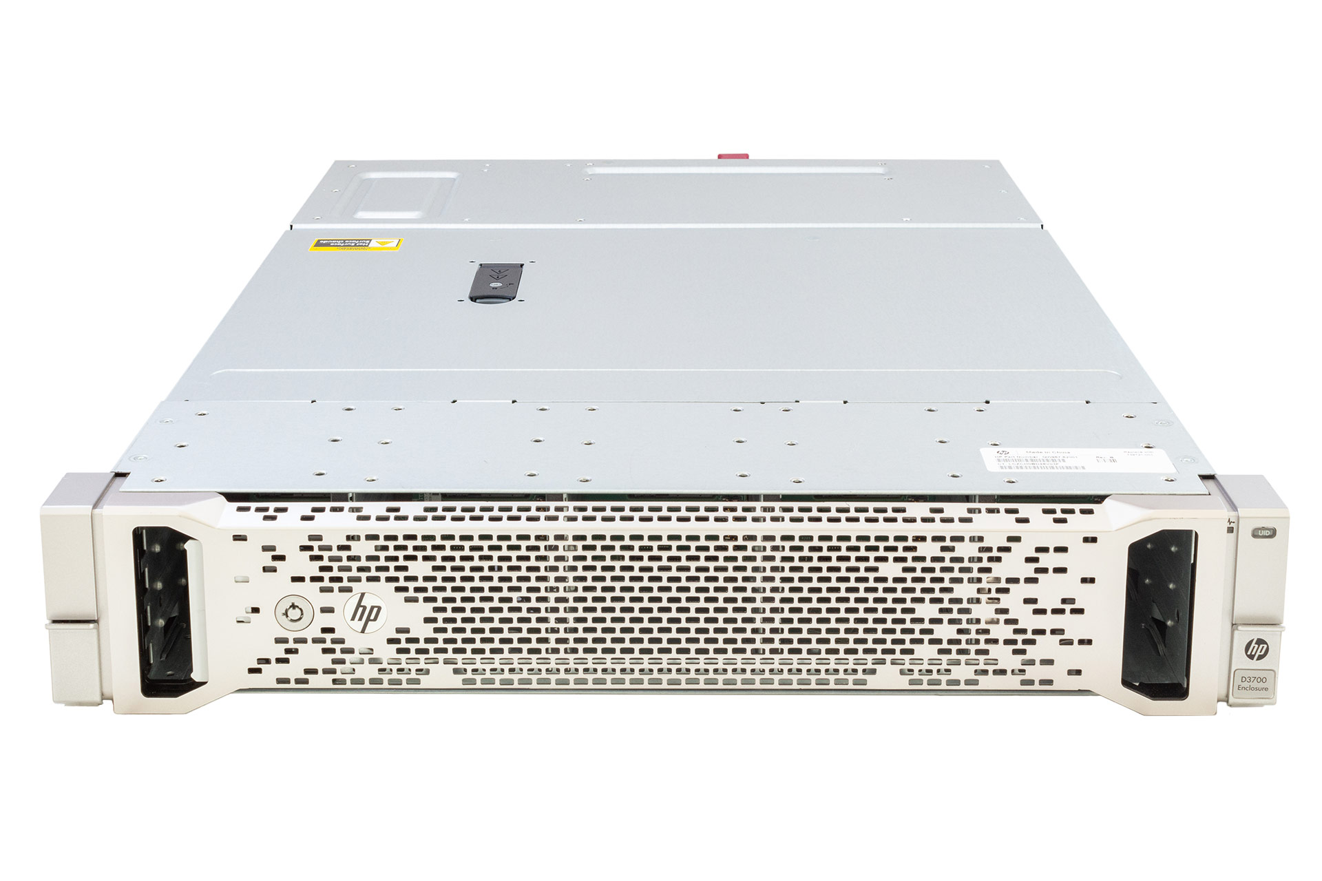 HPE D3700 Disk Enclosure, 25xSFF, 2x IO-Module 12G SAS DP, 2x 460W, front
