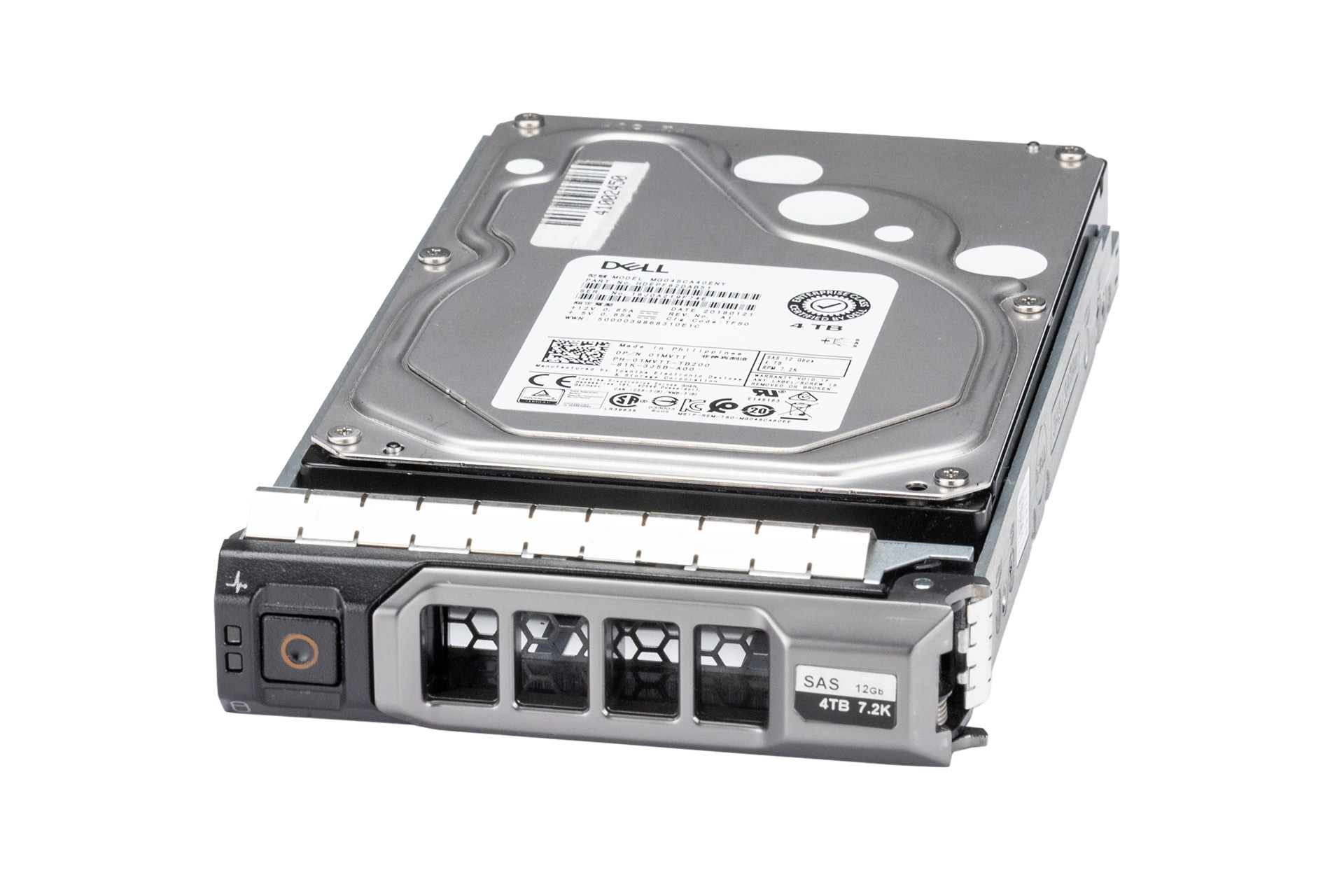 Dell 4TB 12G SAS HDD 7.2k, 3.5 Zoll LFF Festplatte für Server