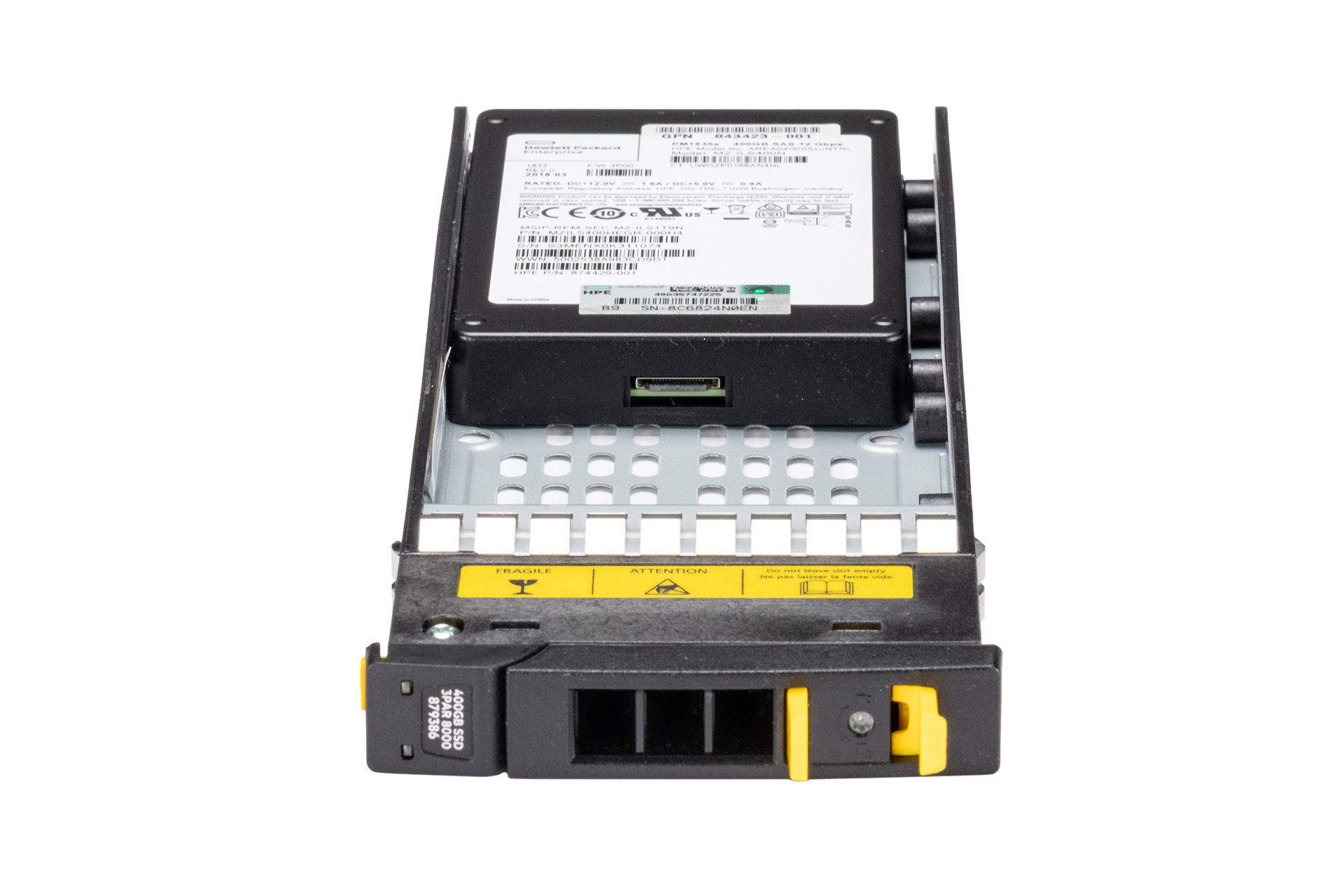 HPE 3PAR SSD 400GB 12G SAS 2.5 Zoll SFF Storage Festplatte für StoreServ 8000, 520b