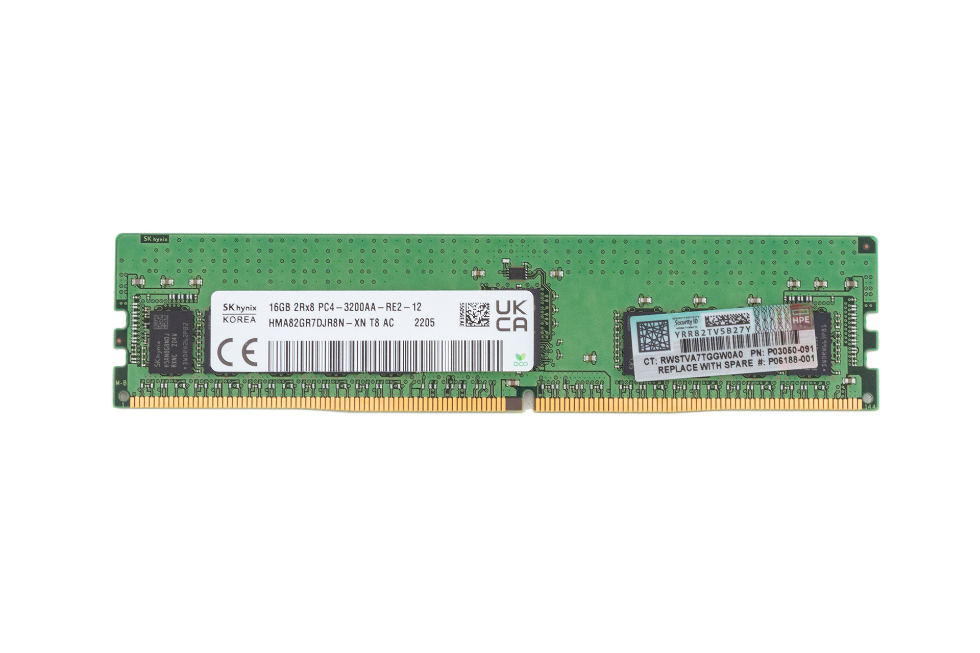 HPE RAM 16GB 2RX8 PC4-2933Y-R (or 3200AA) Smart Memory Kit, P06188-001 HPE RAM 16GB 2RX8 PC4-2933Y-R (or 3200AA) Smart Memory Kit, P06188-001